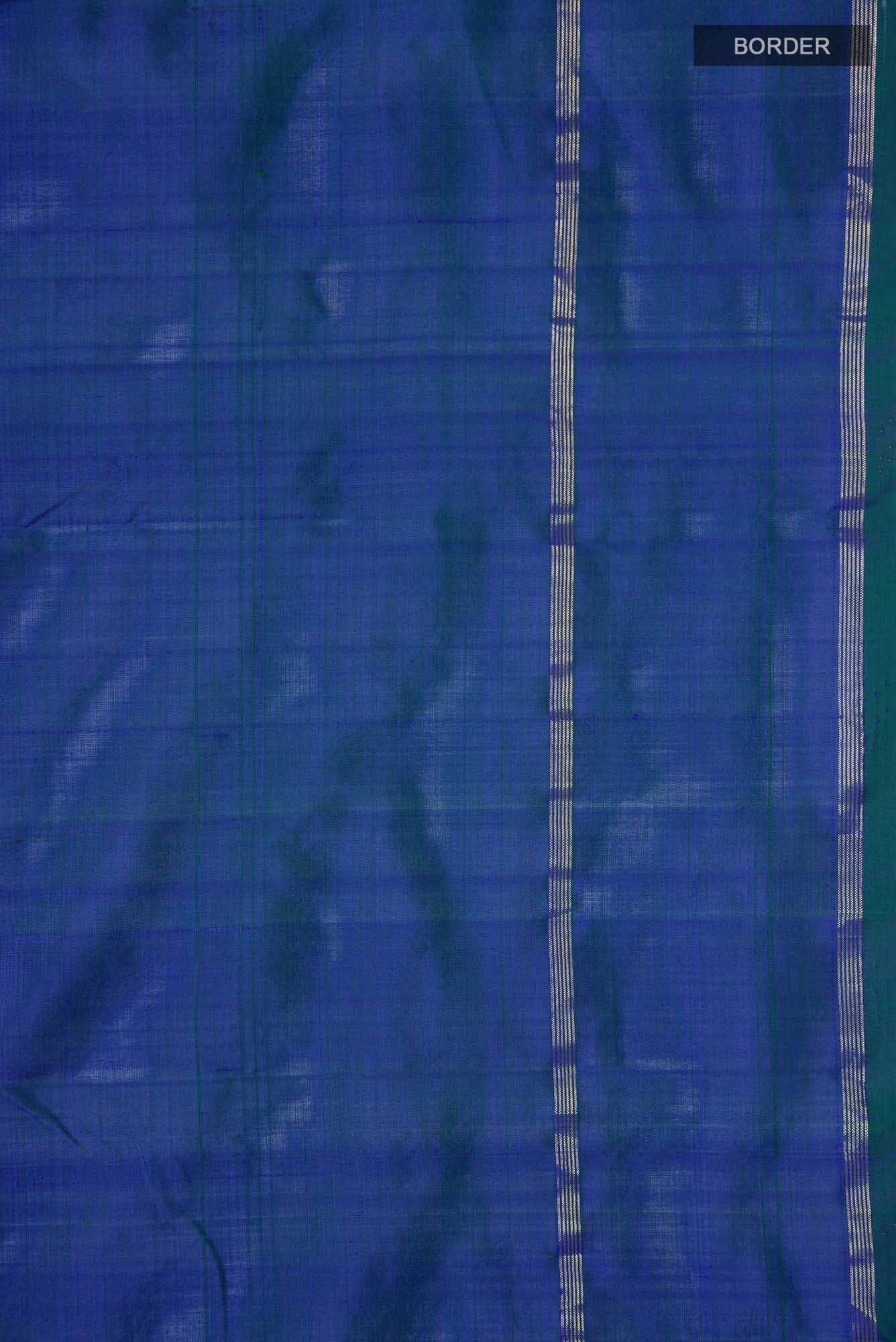 Blue Kanchipuram Silk Saree