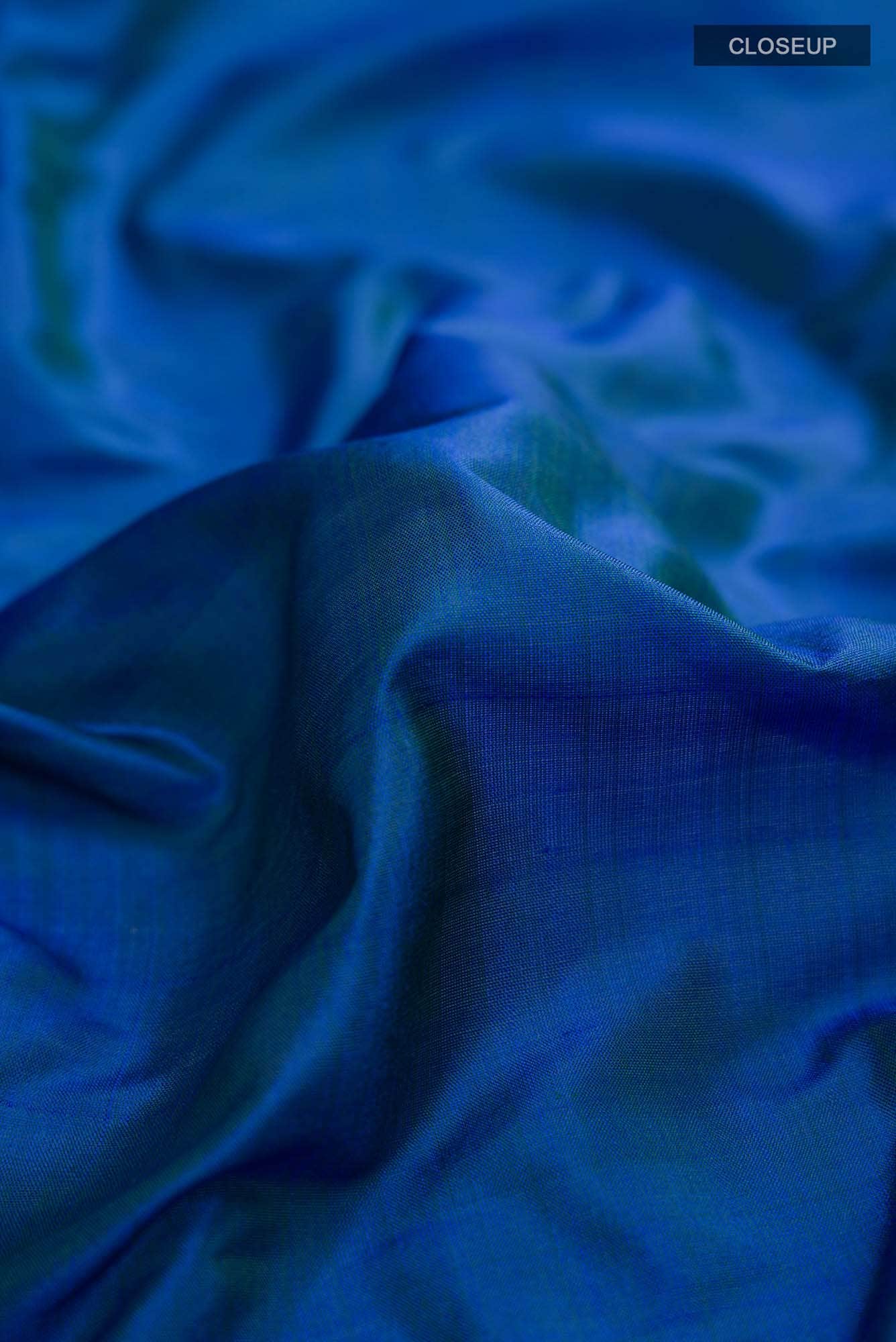 Blue Kanchipuram Silk Saree