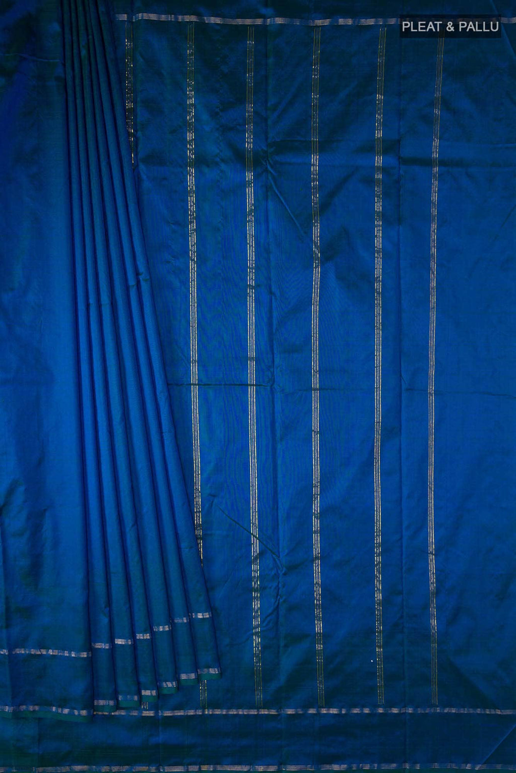Blue Kanchipuram Silk Saree