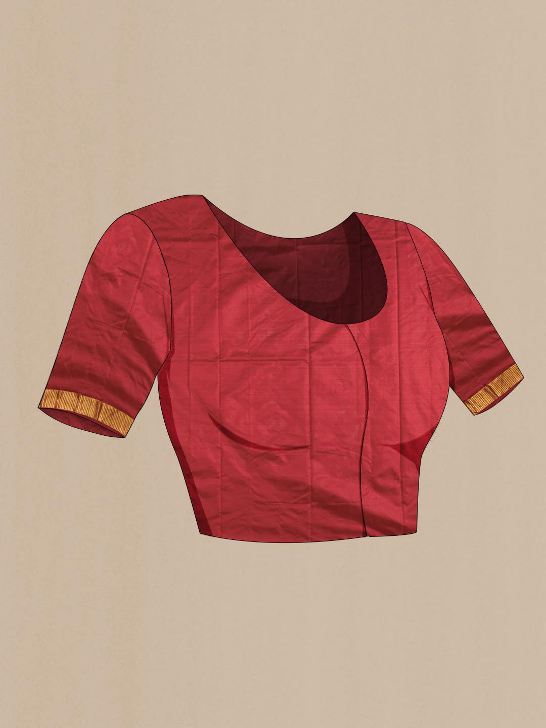 Red Kanchipuram Silk Saree
