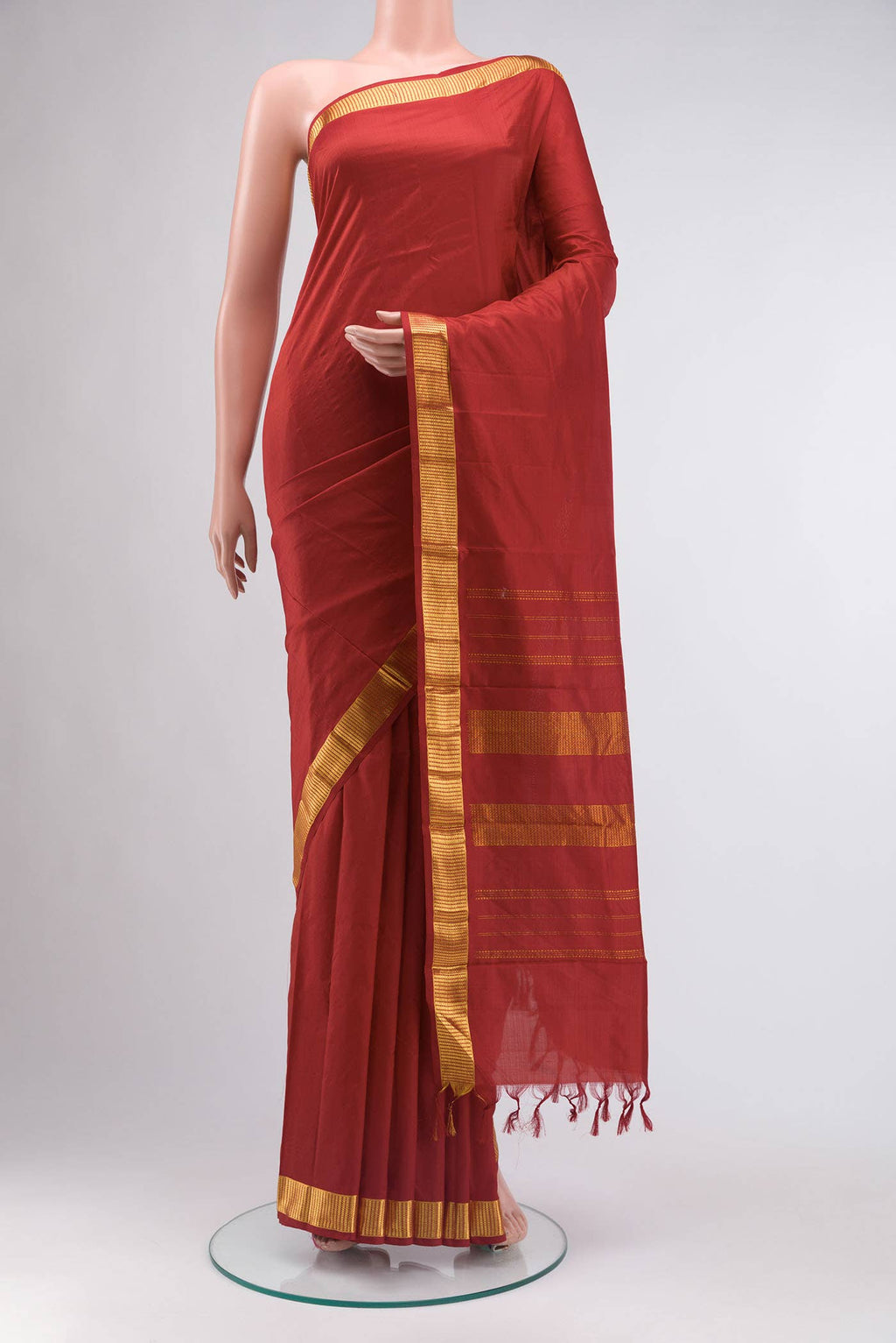 Red Kanchipuram Silk Saree
