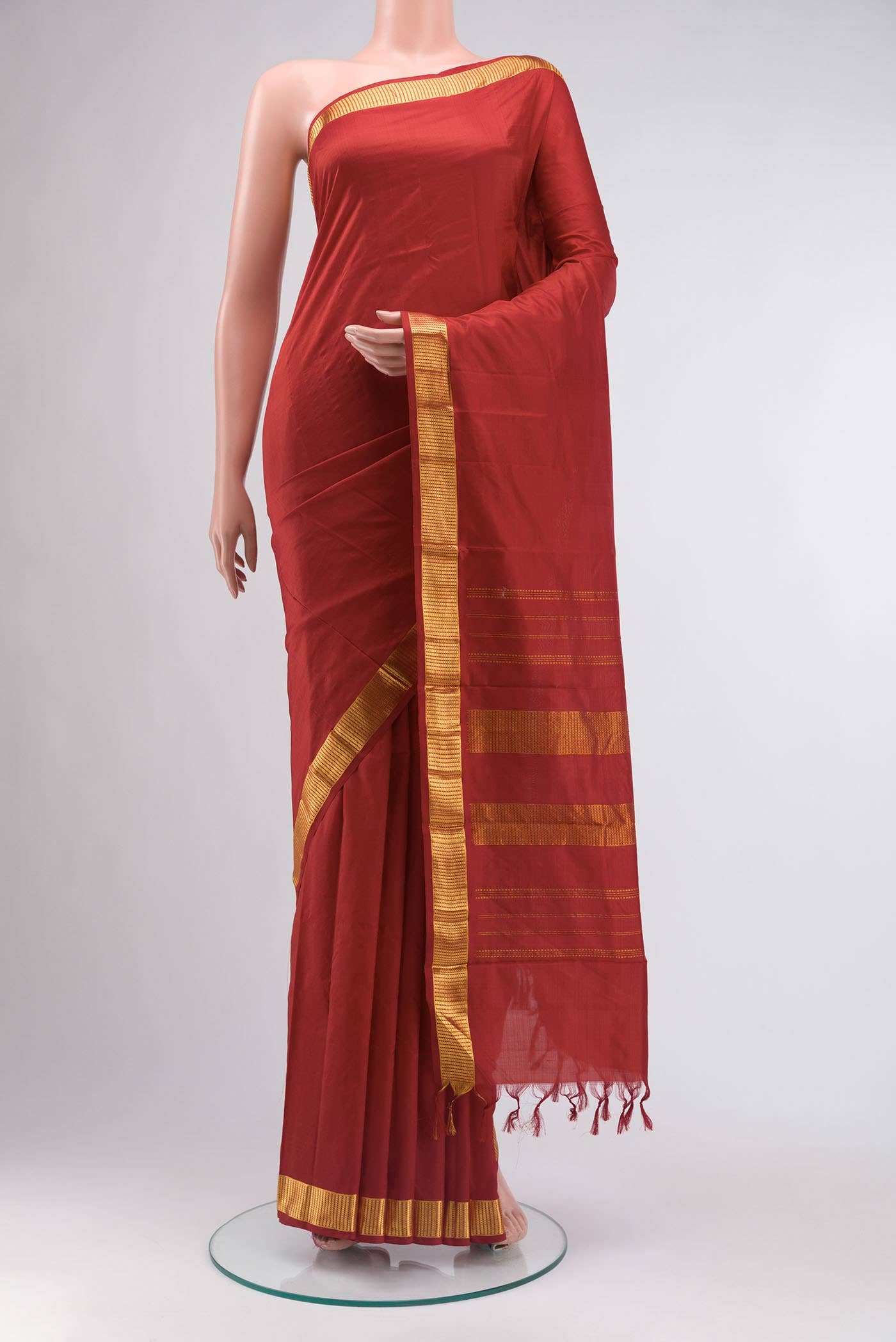 Red Kanchipuram Silk Saree