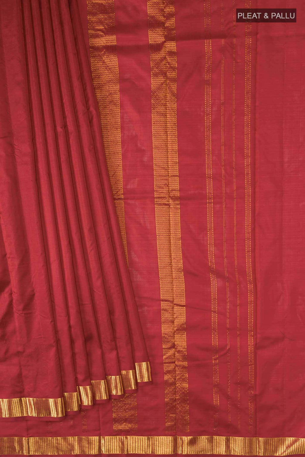 Red Kanchipuram Silk Saree