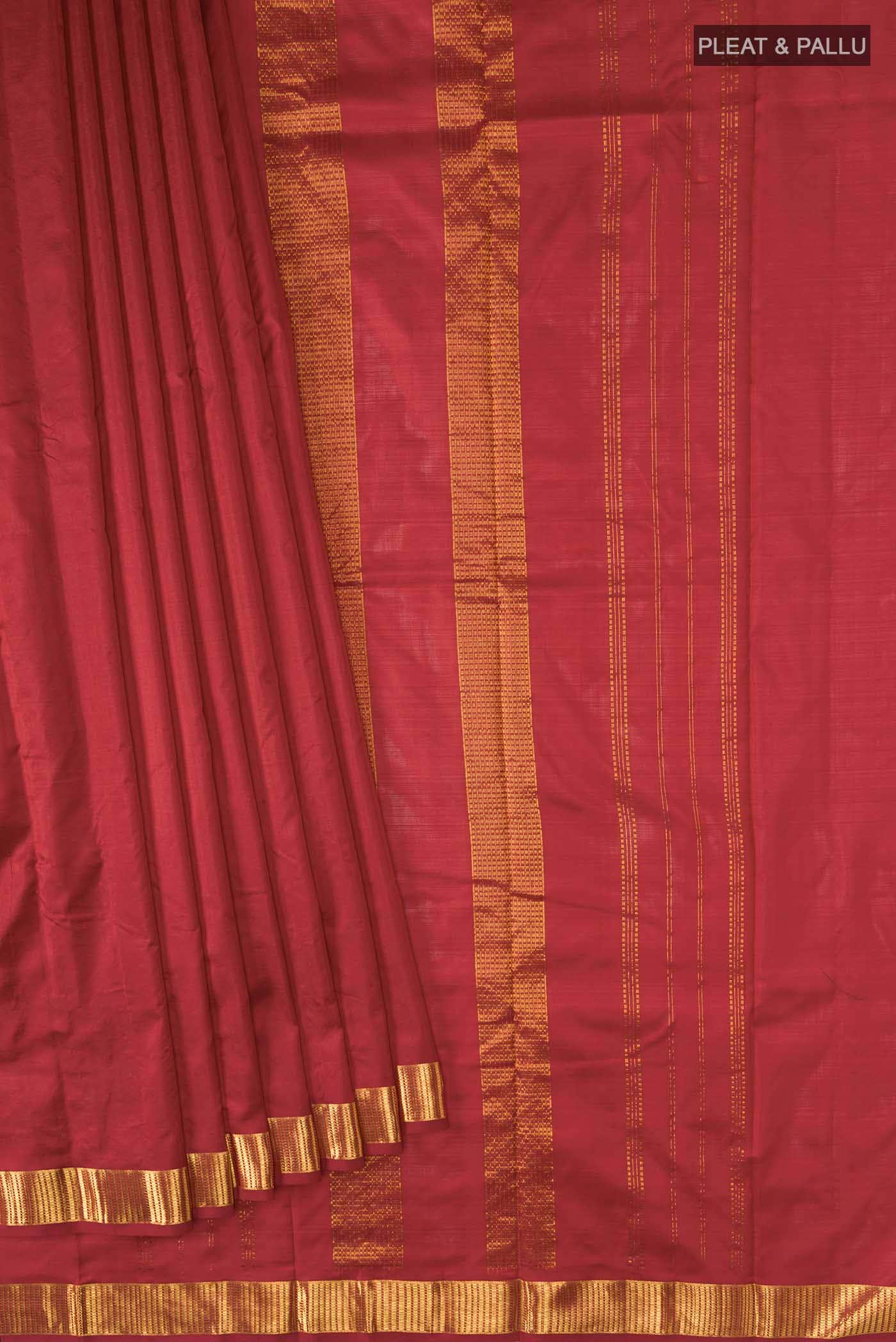Red Kanchipuram Silk Saree