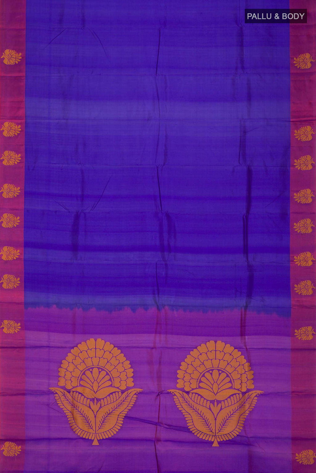 Blue Kanchipuram Silk Saree
