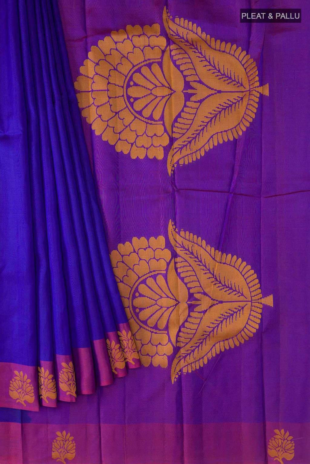 Blue Kanchipuram Silk Saree