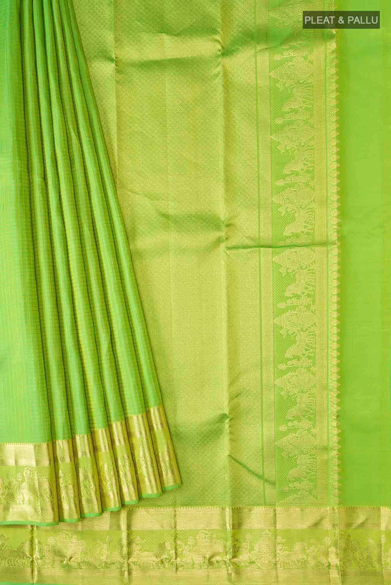 Green Kanchipuram Silk Saree
