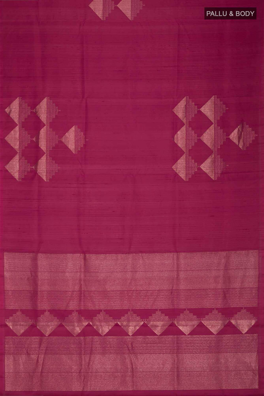 Maroon Soft Silk Saree