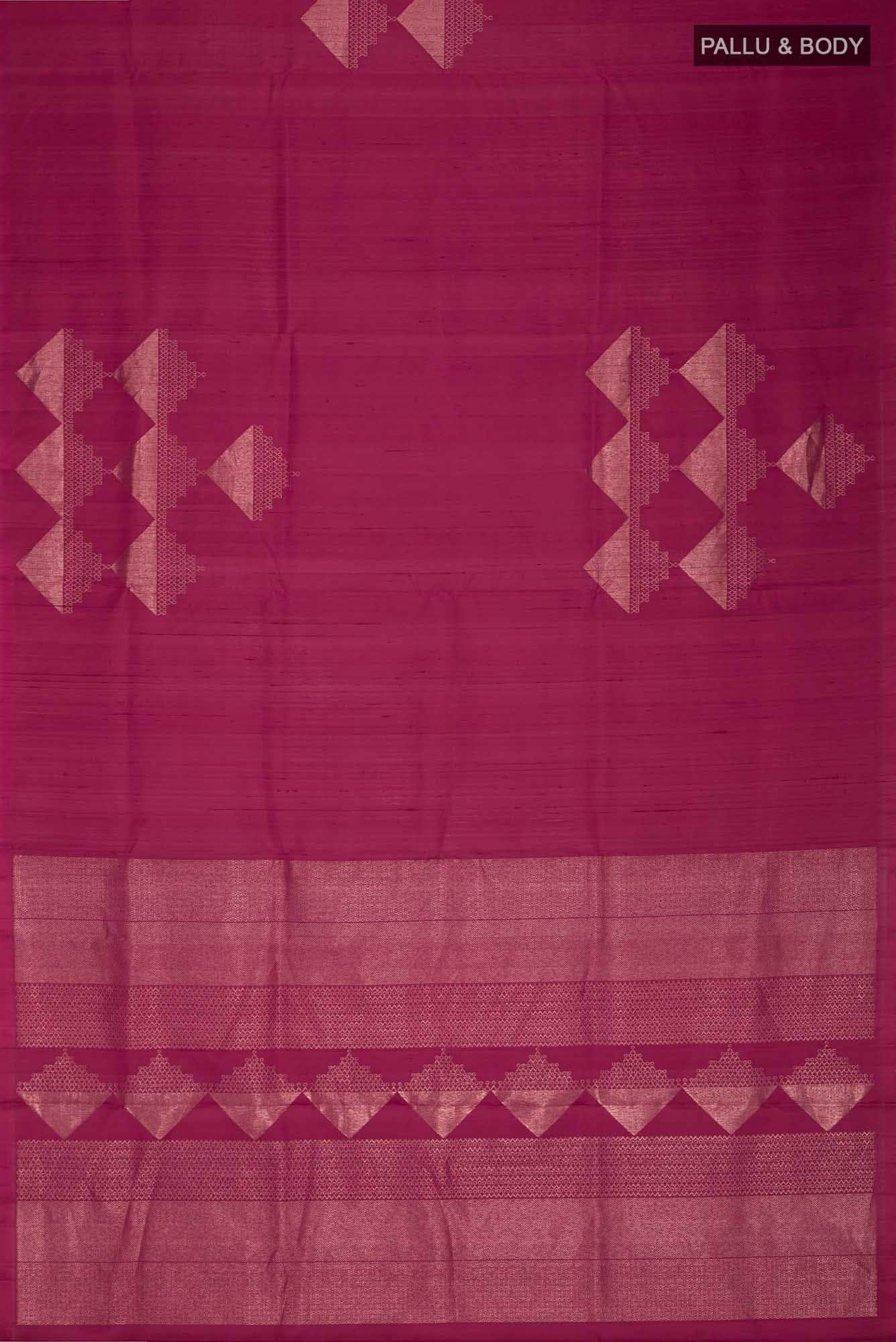 Maroon Soft Silk Saree