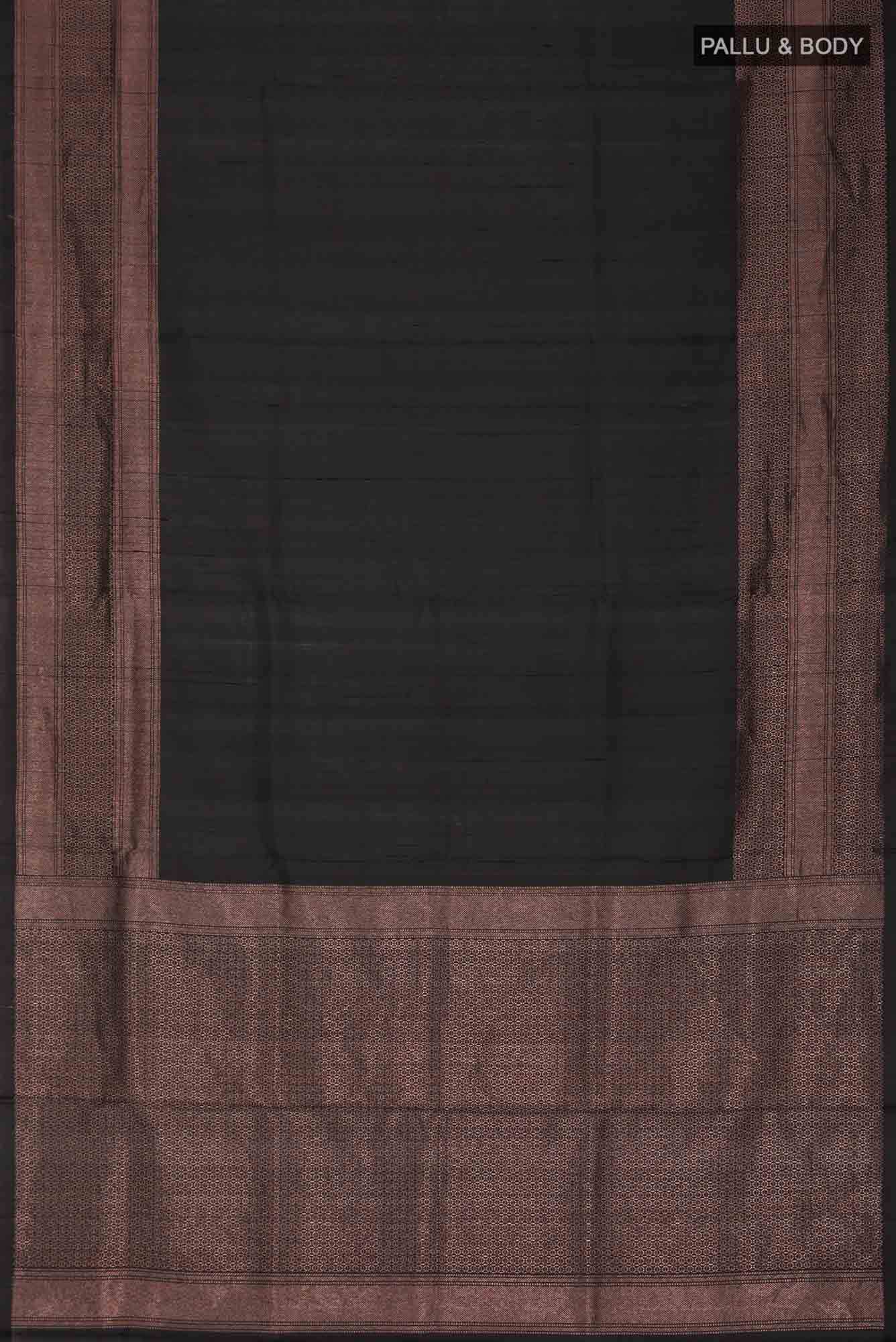 Black Soft Silk Saree