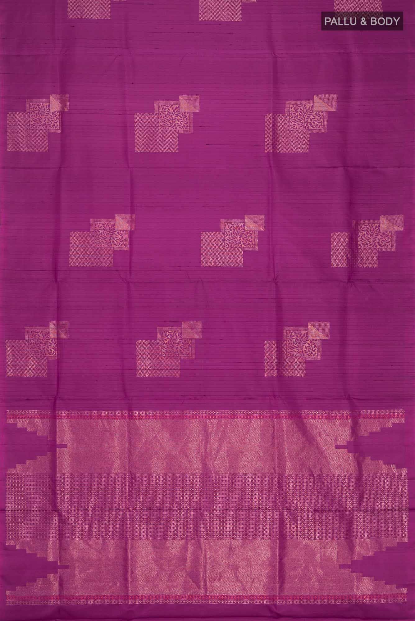 Magenta Soft Silk Saree
