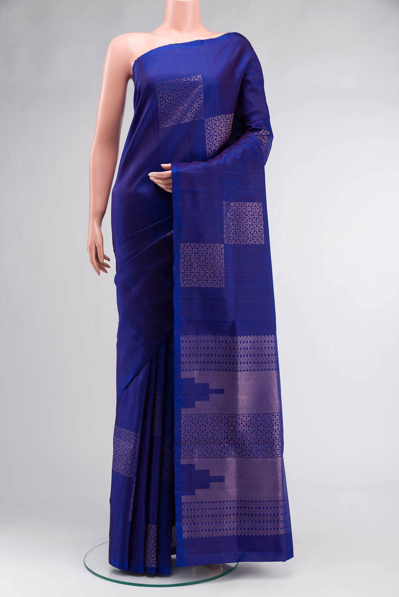 Blue Soft Silk Saree