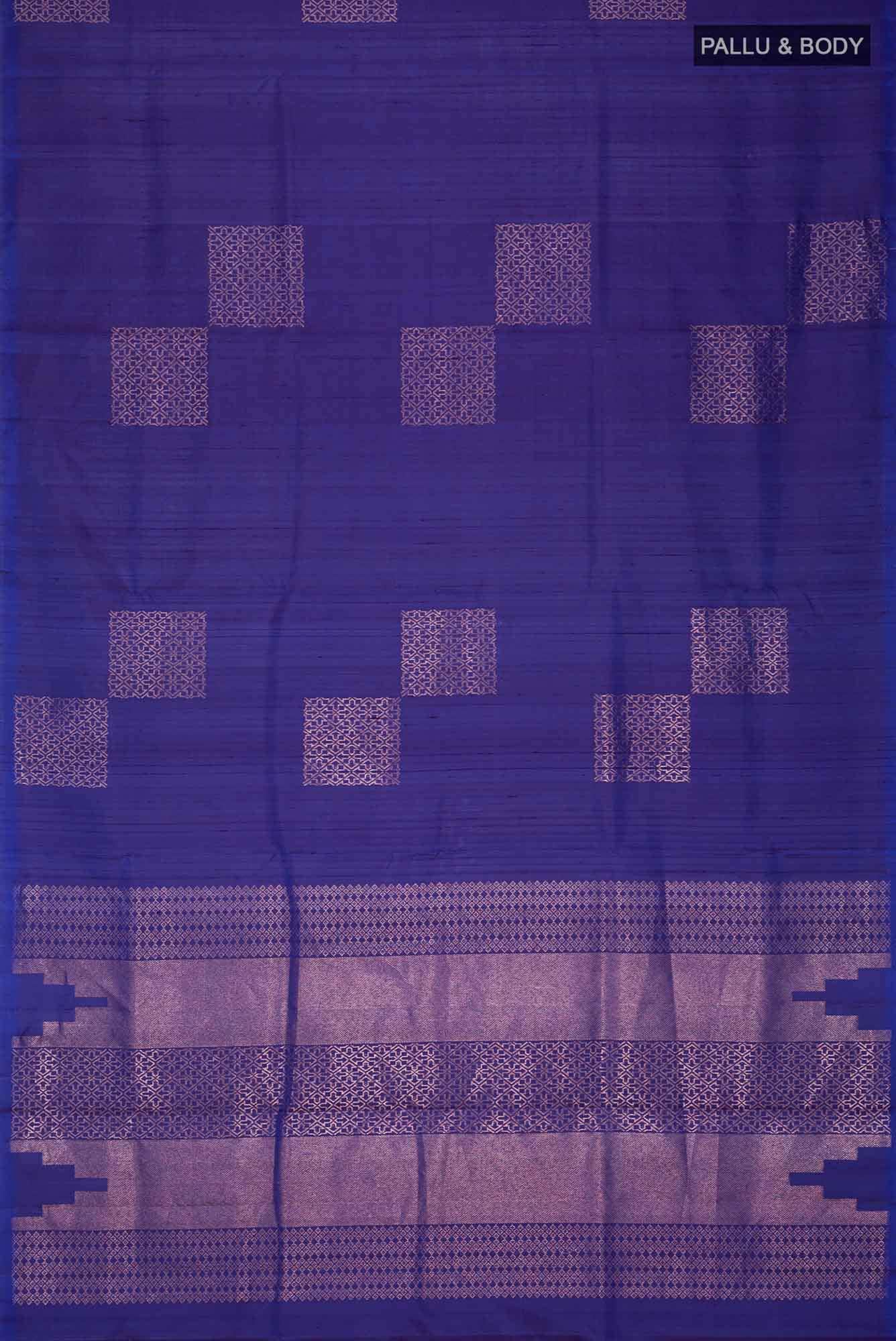 Blue Soft Silk Saree