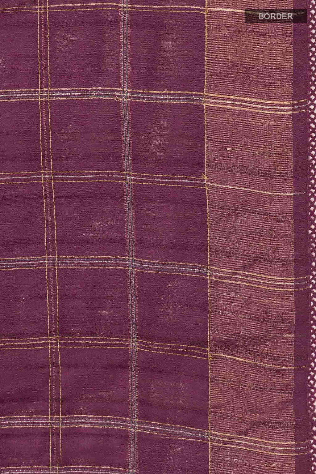 Maroon Bhagalpuri Tussar Silk Saree