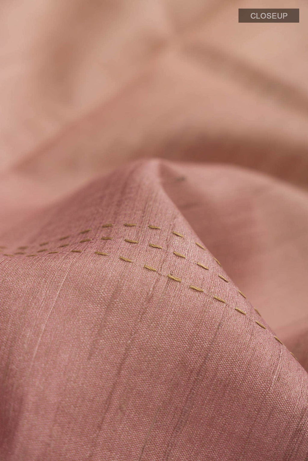 Beige Bhagalpuri Tussar Silk Saree