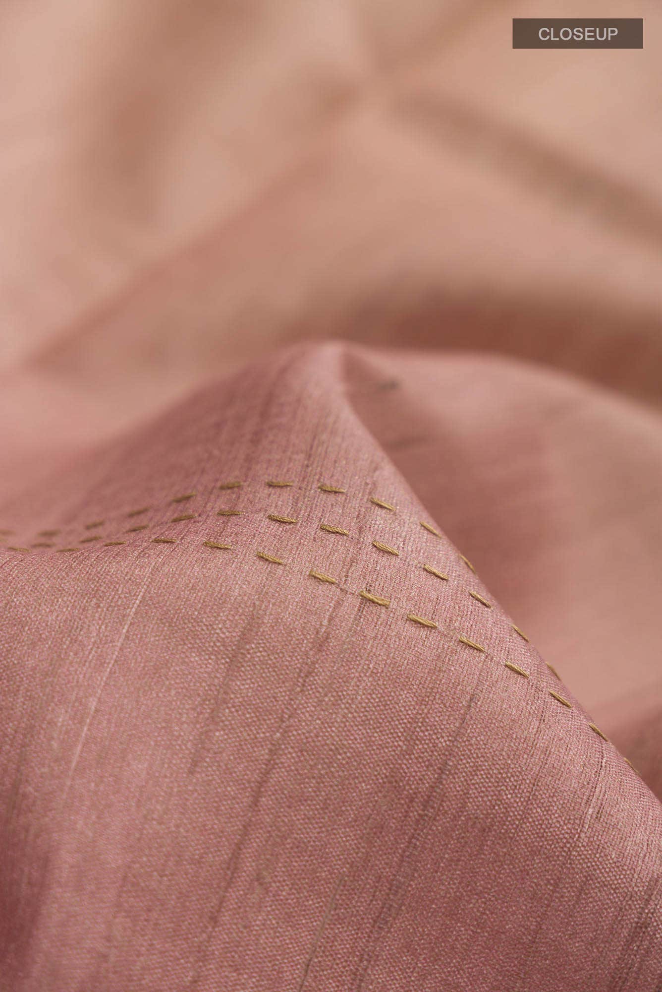 Beige Bhagalpuri Tussar Silk Saree