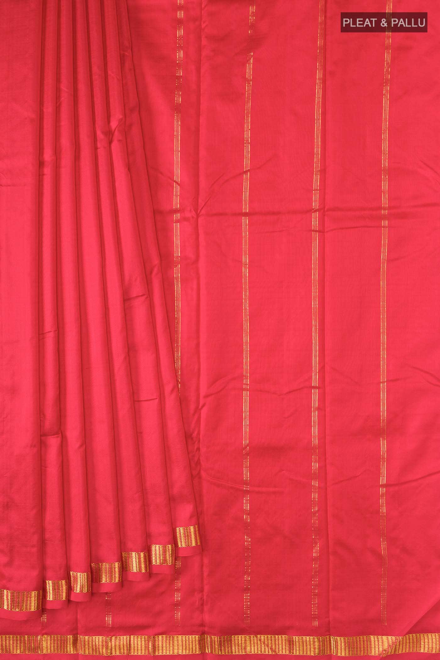 Red Kanchipuram Silk Saree