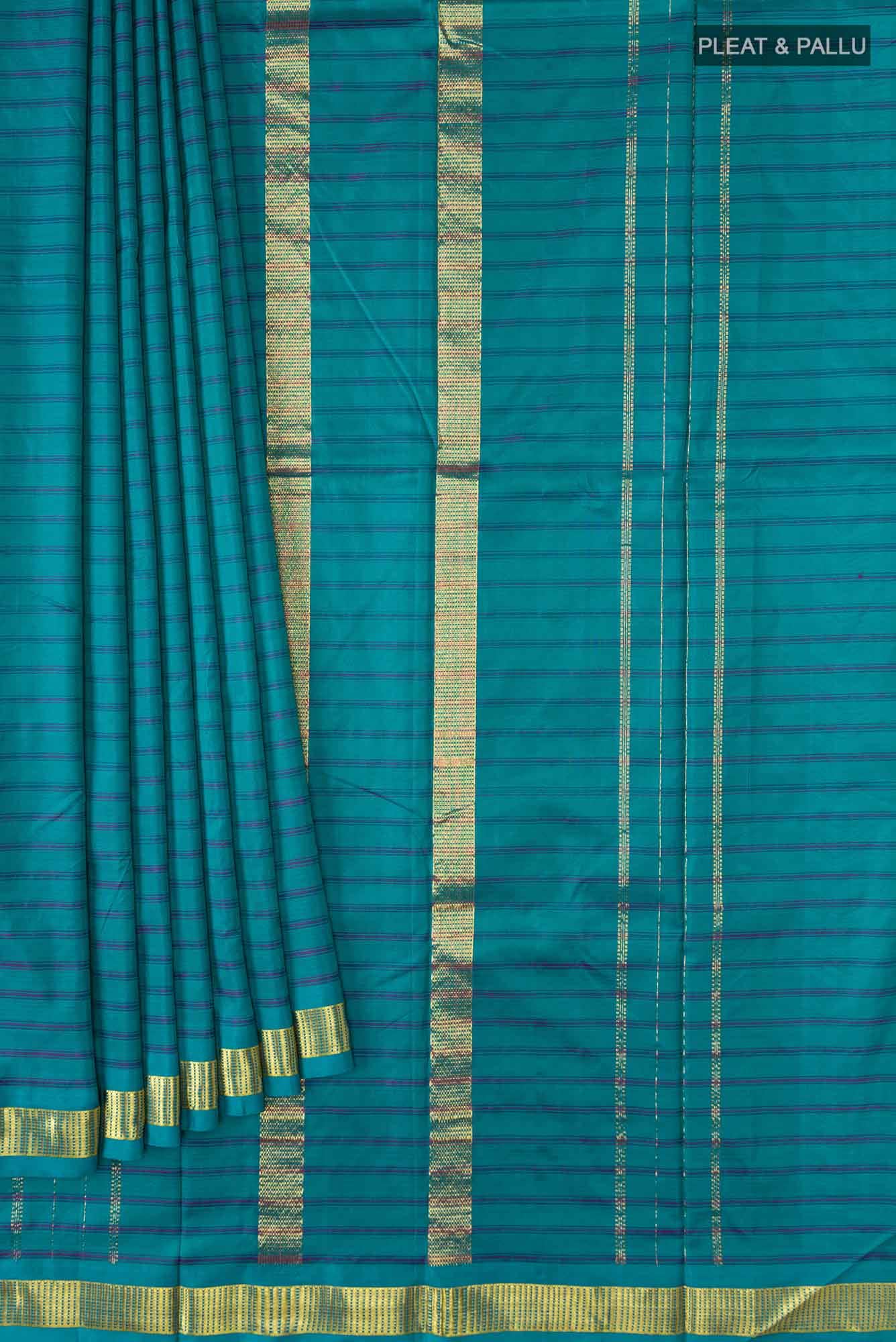 Blue Kanchipuram Silk Saree