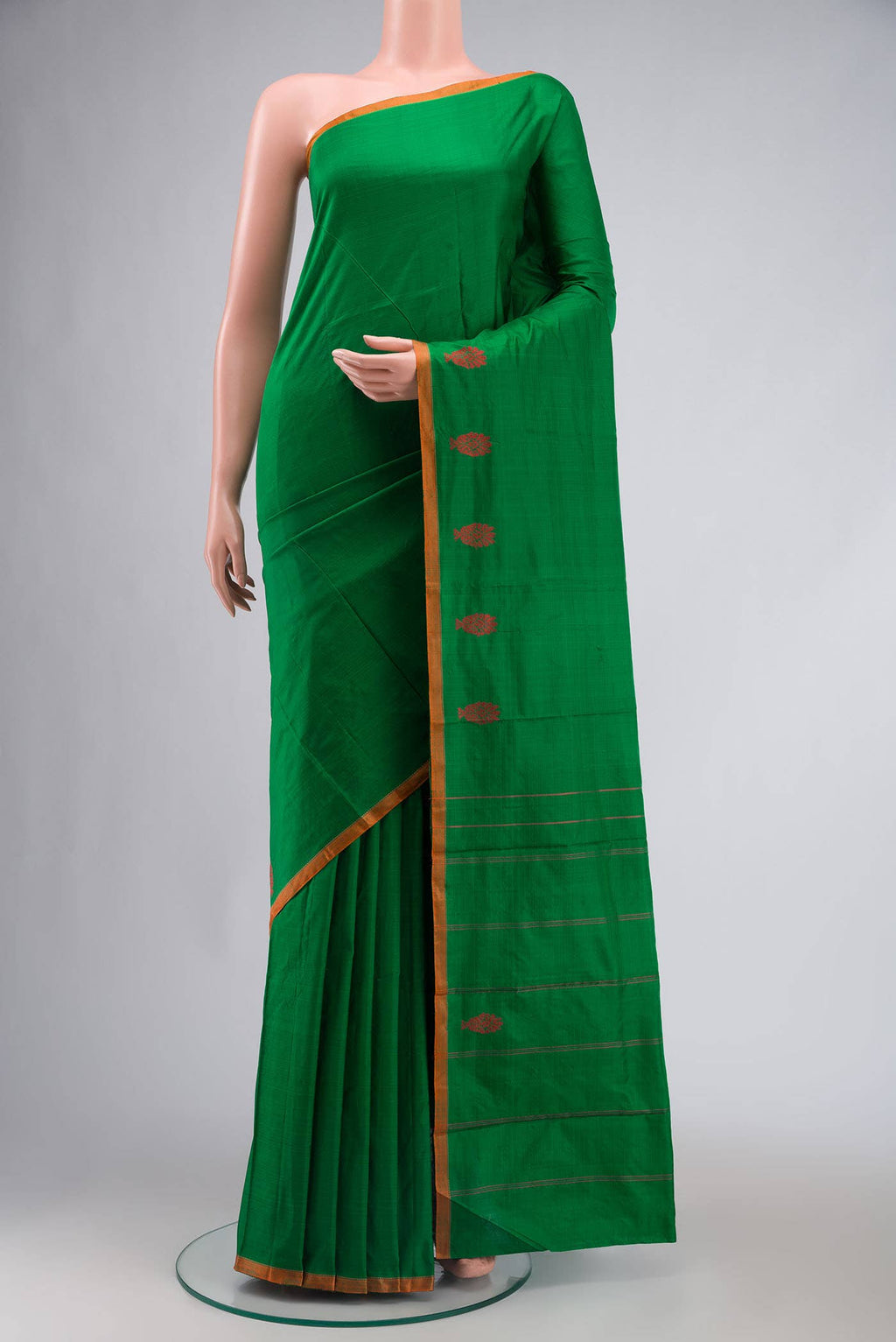 Green Kanchipuram Silk Saree