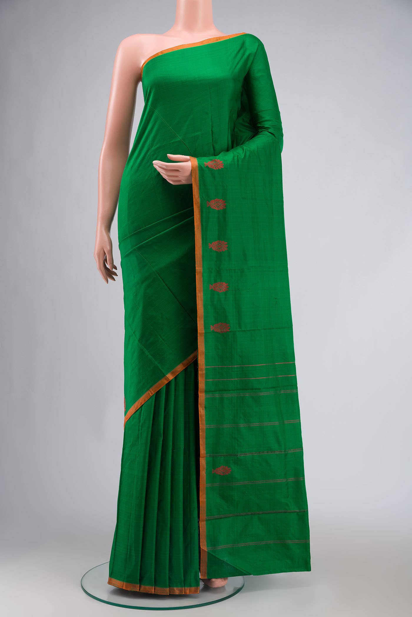 Green Kanchipuram Silk Saree