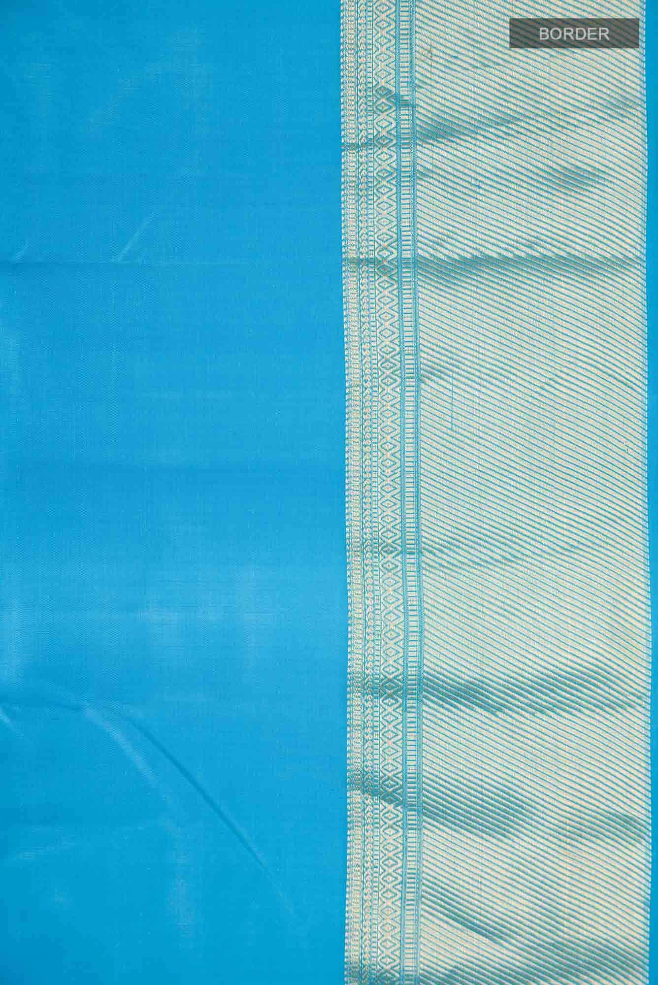 Blue Kanchipuram Silk Saree