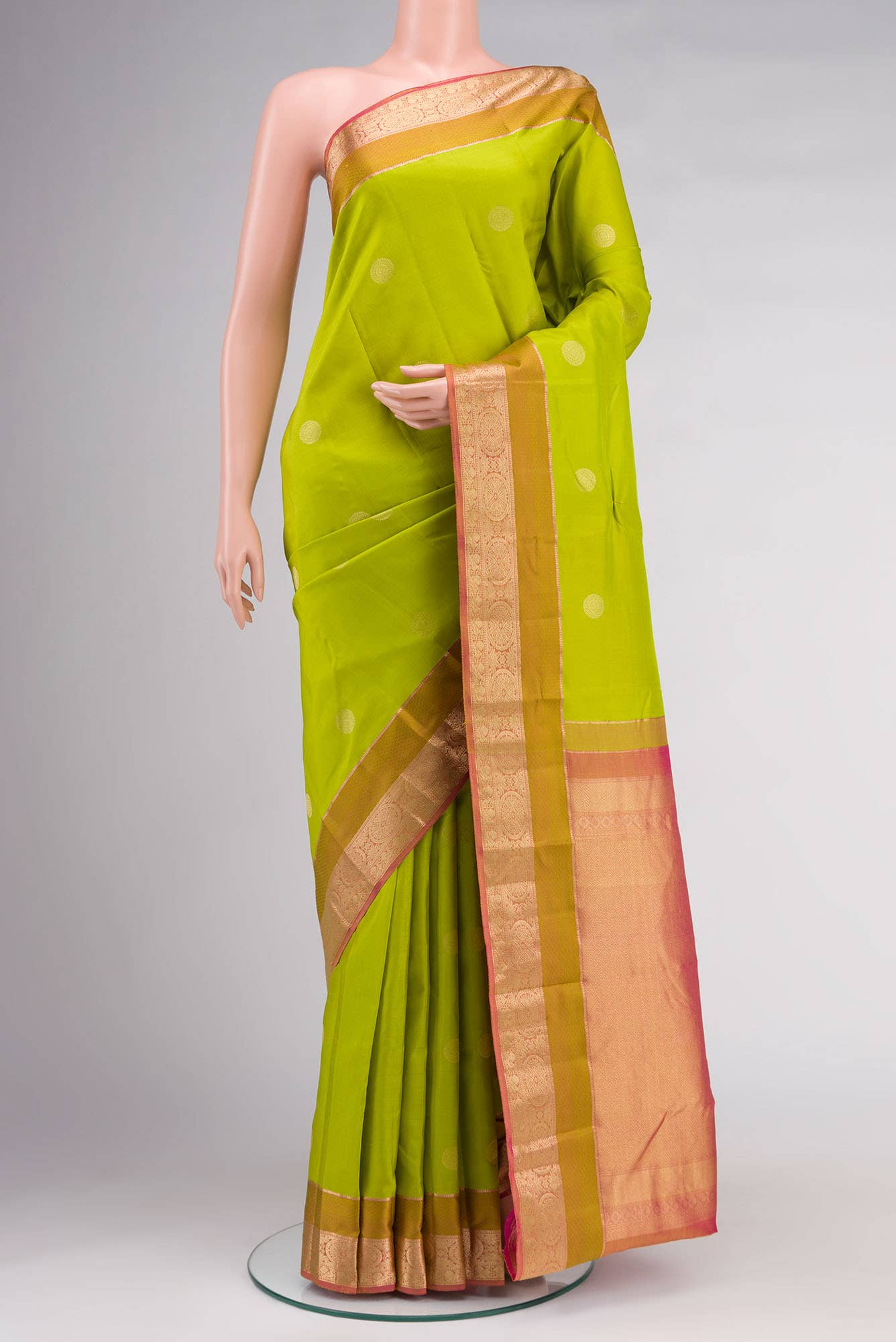 Green Kanchipuram Silk Saree