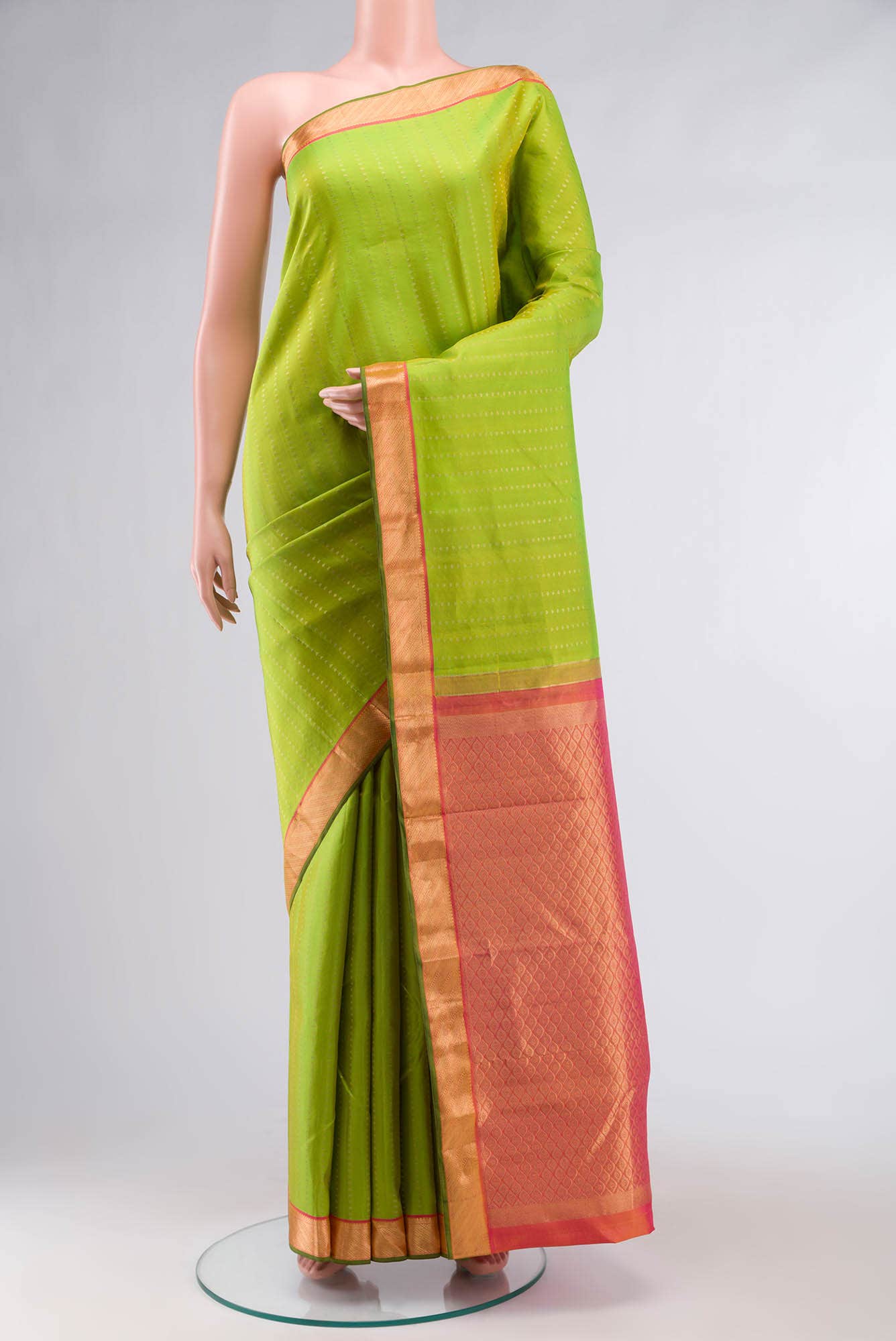 Green Kanchipuram Silk Saree