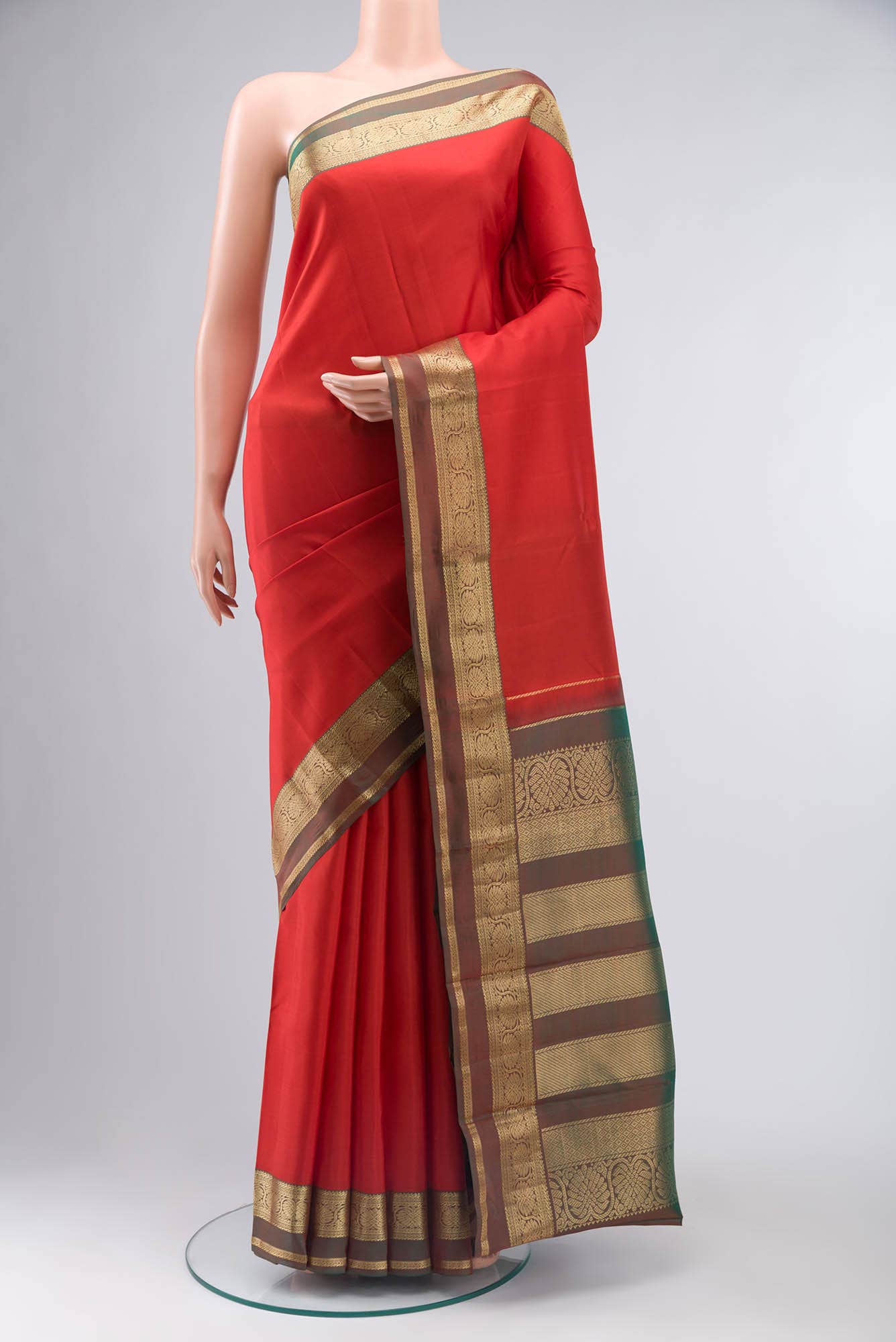 Red Kanchipuram Silk Saree