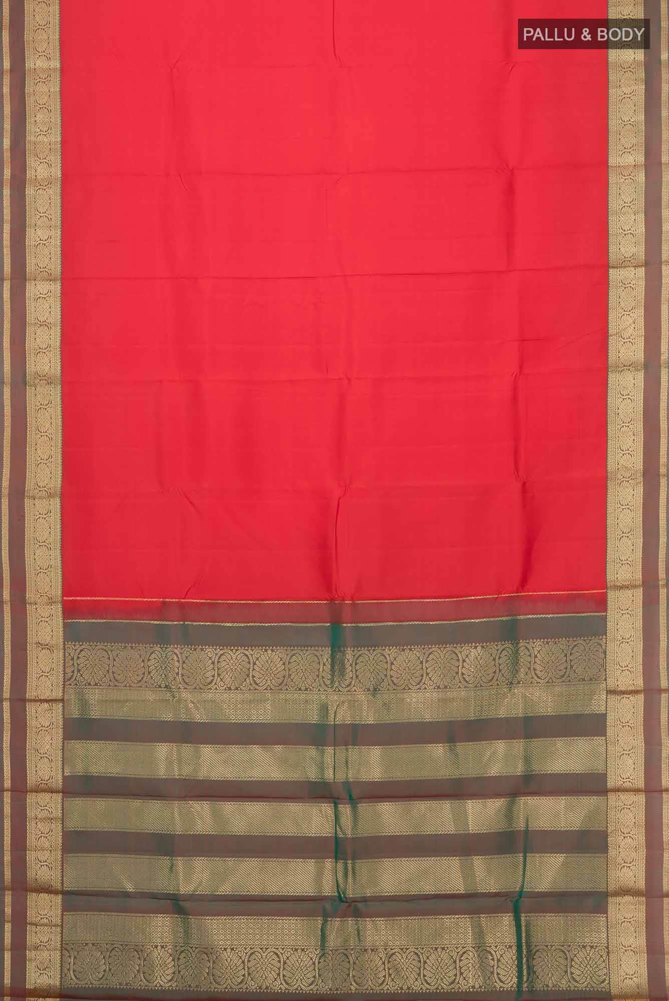 Red Kanchipuram Silk Saree