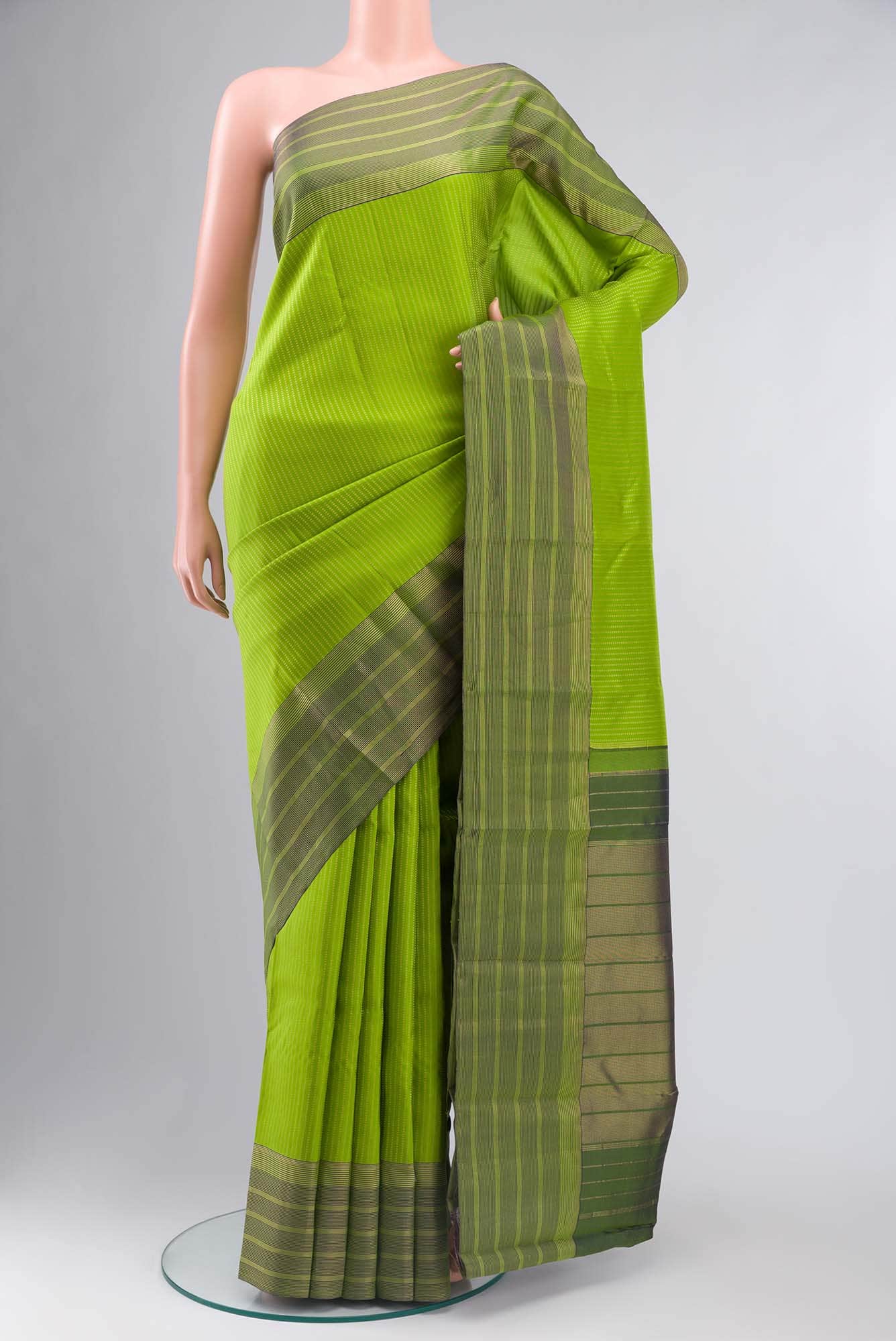 Green Kanchipuram Silk Saree