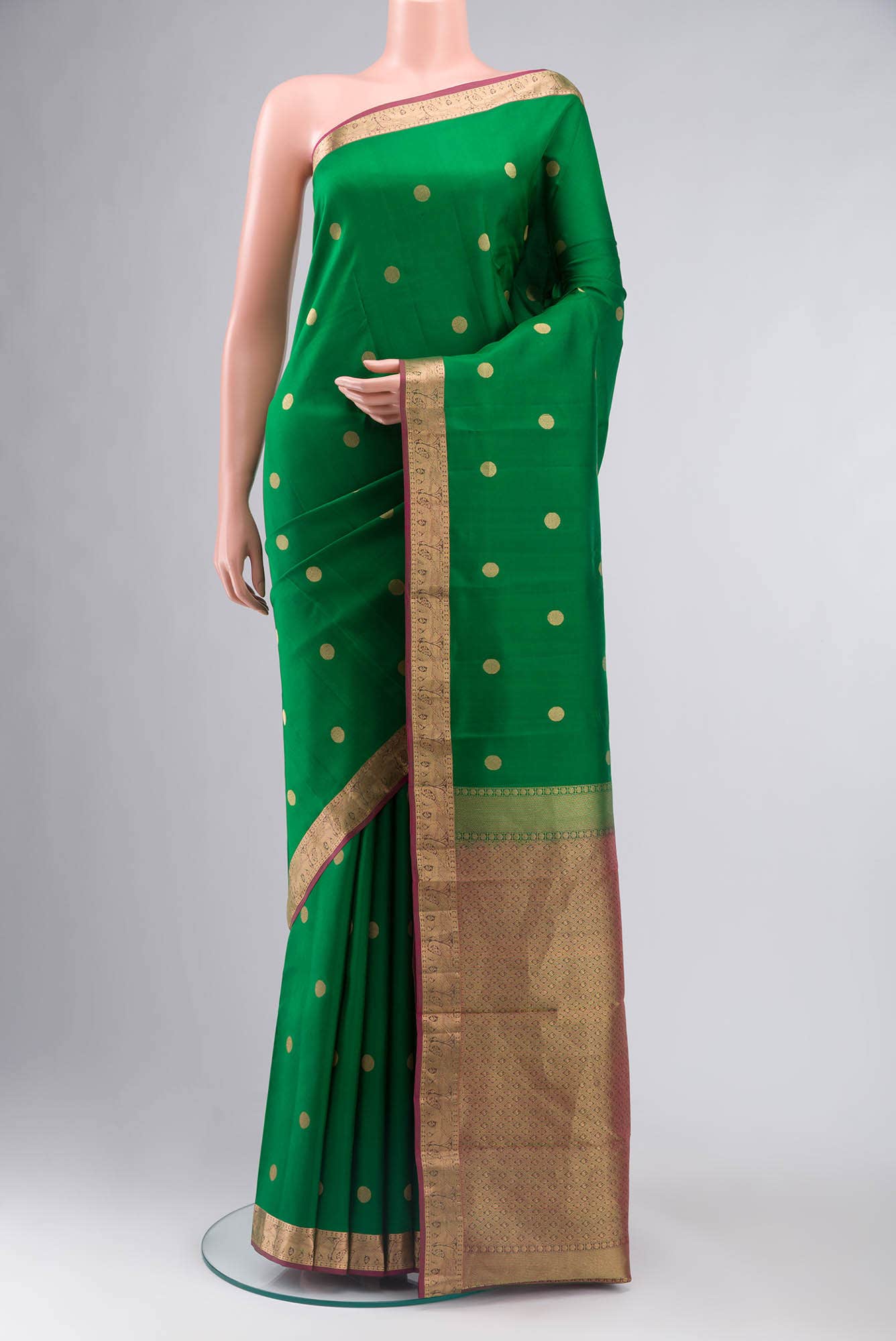 Green Kanchipuram Silk Saree