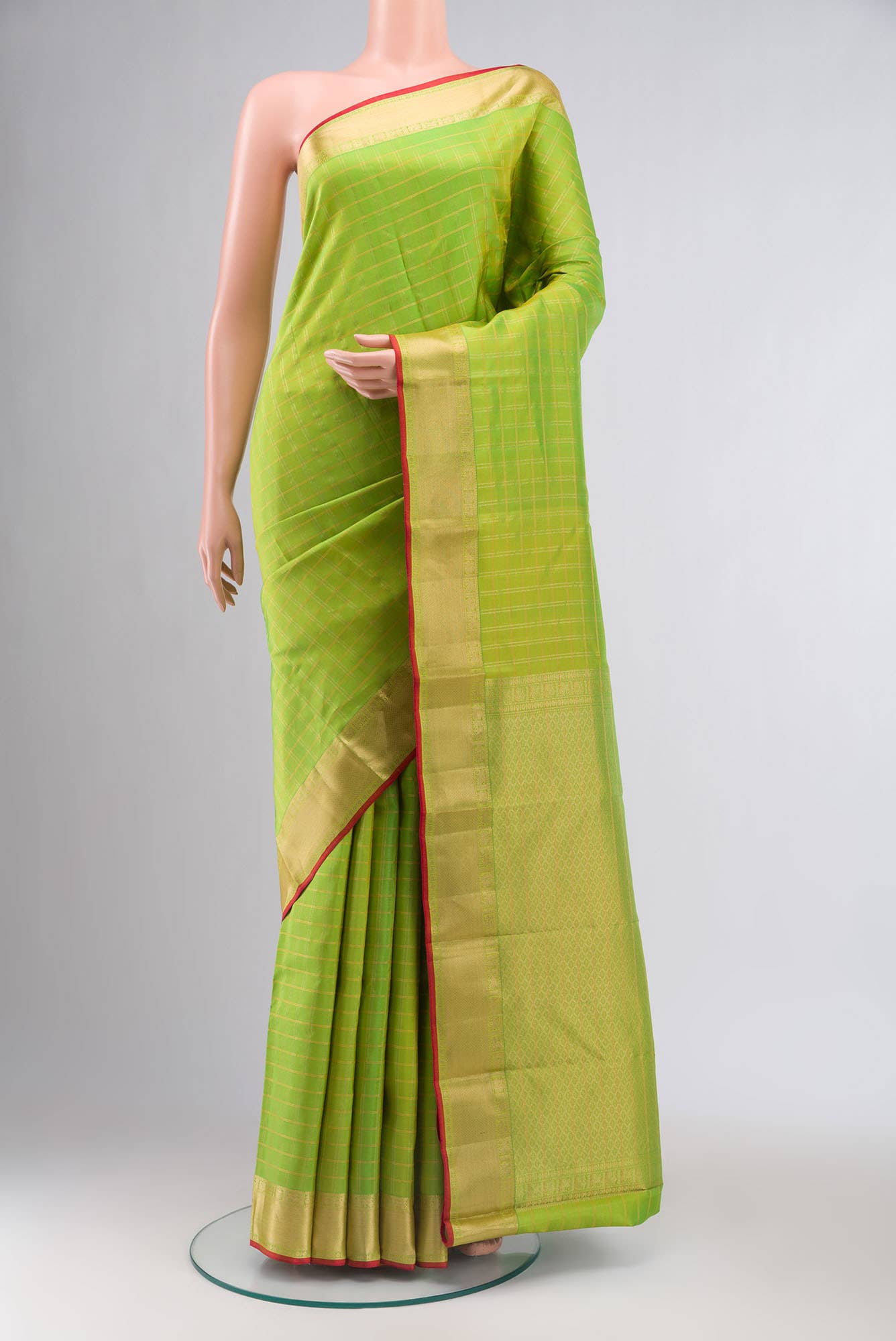Green Kanchipuram Silk Saree