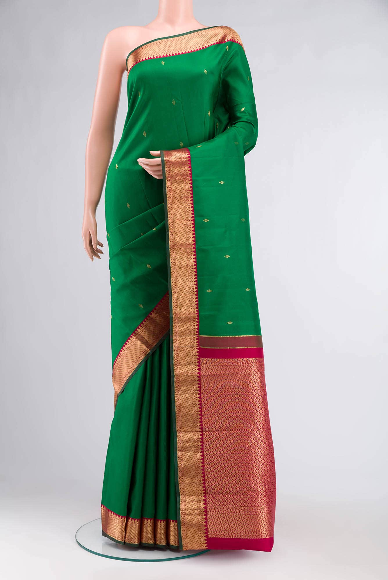 Green Kanchipuram Silk Saree