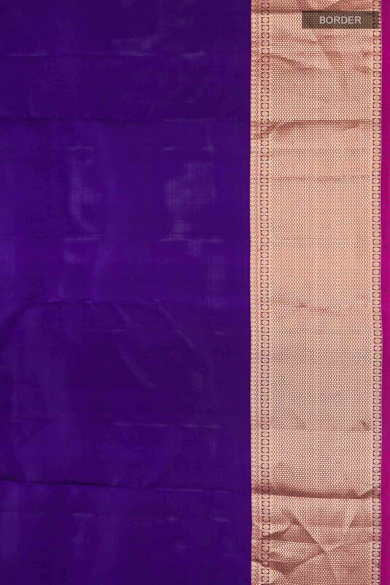 Blue Kanchipuram Silk Saree