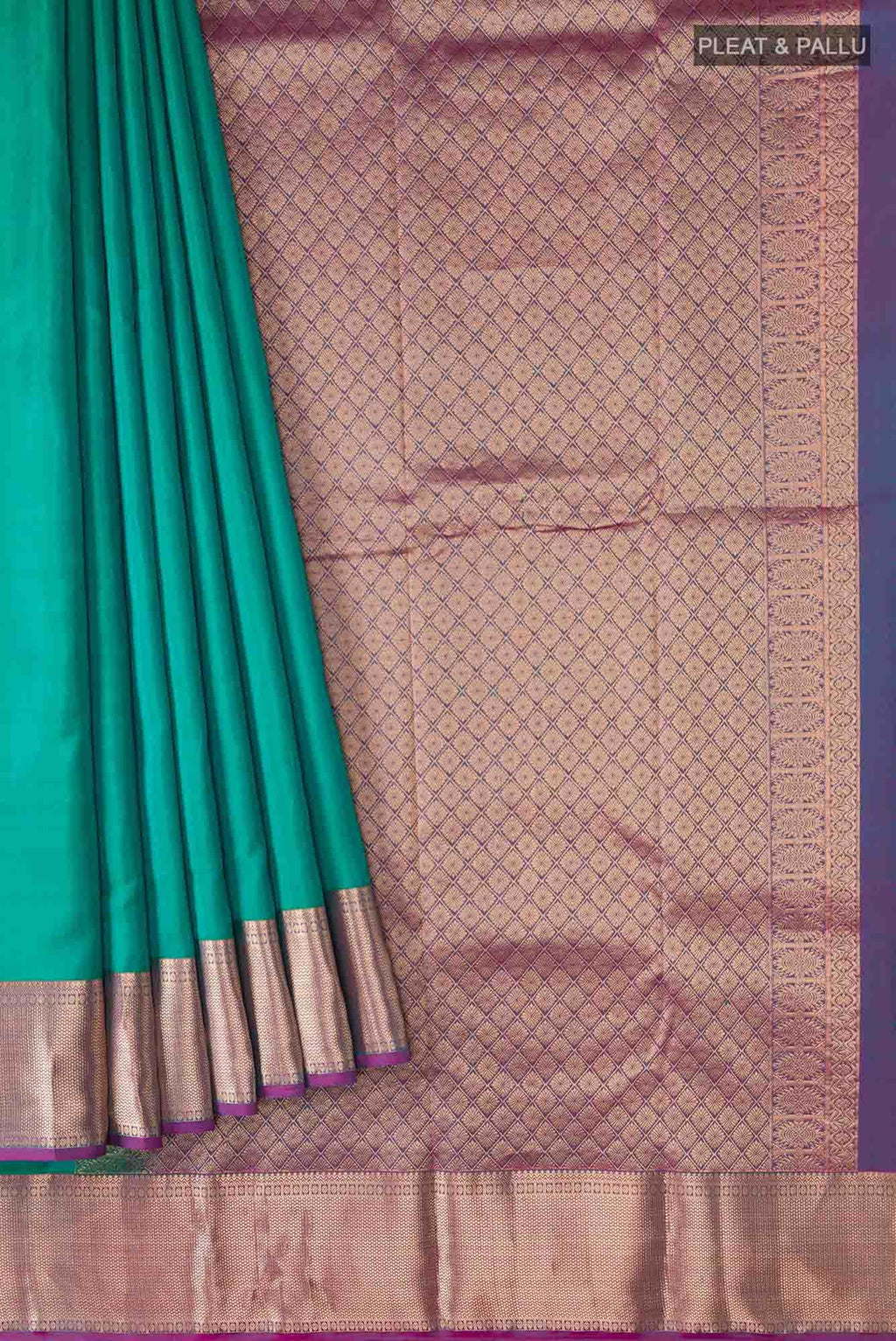 Blue Kanchipuram Silk Saree