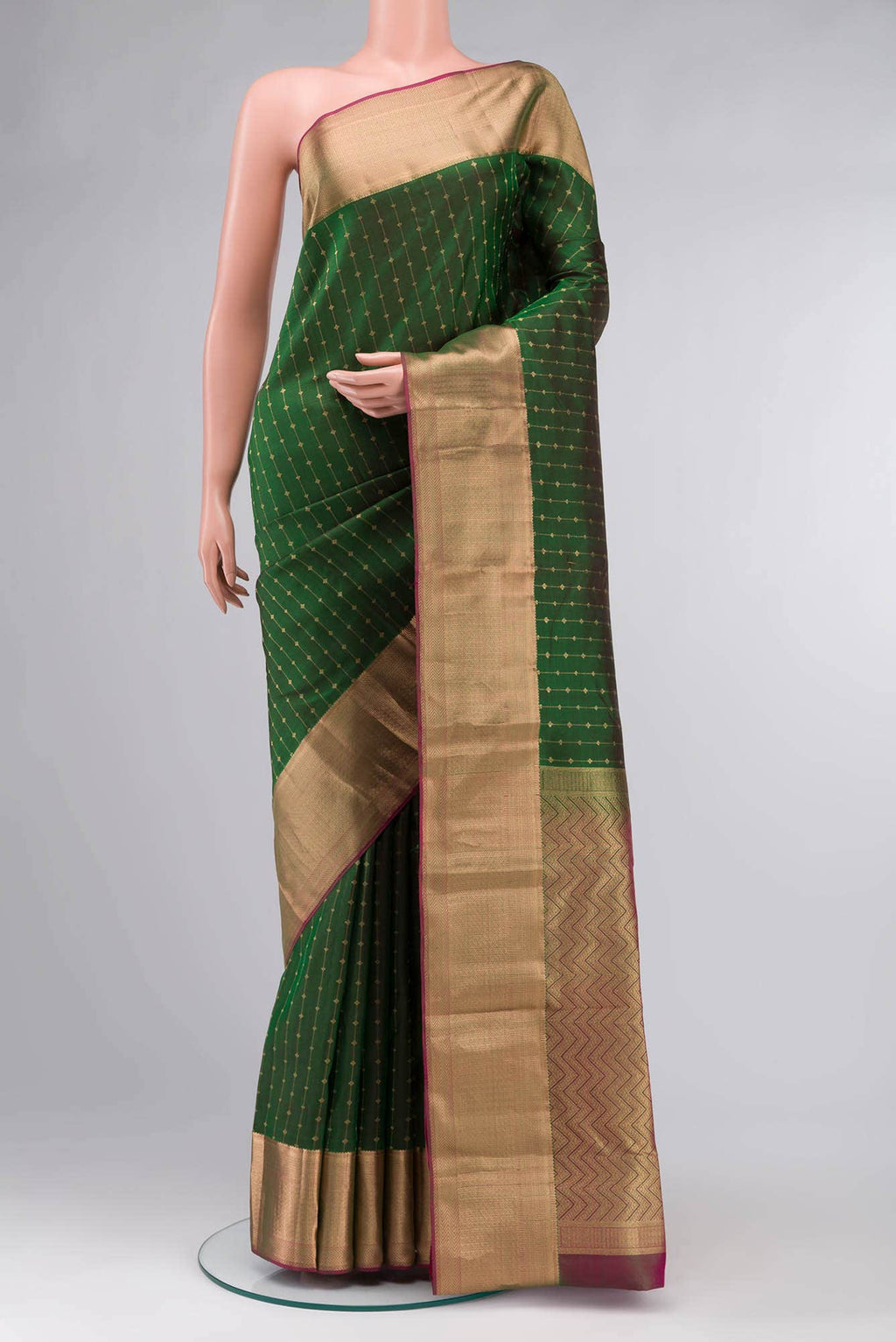 Green Kanchipuram Silk Saree