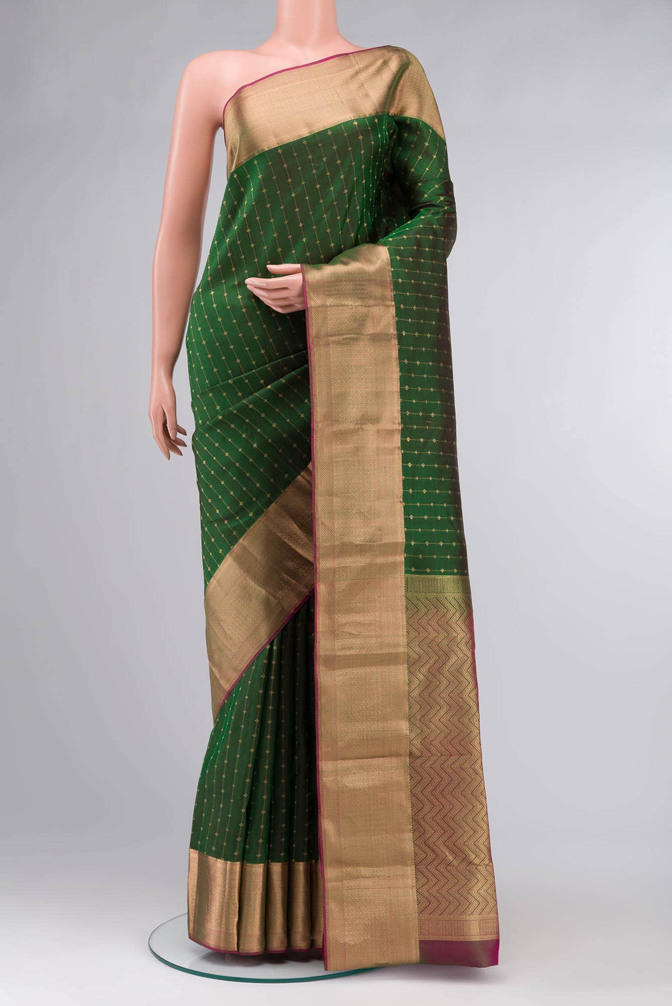 Green Kanchipuram Silk Saree