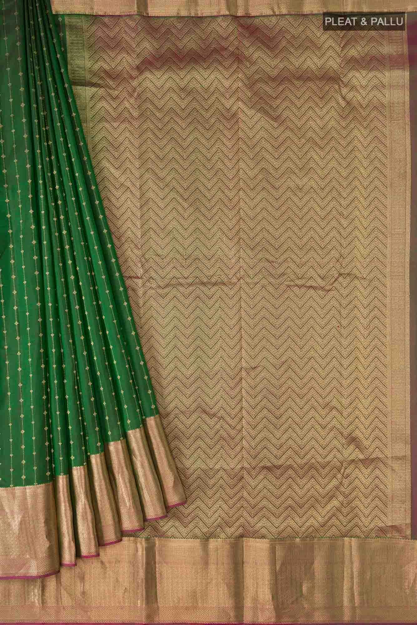 Green Kanchipuram Silk Saree