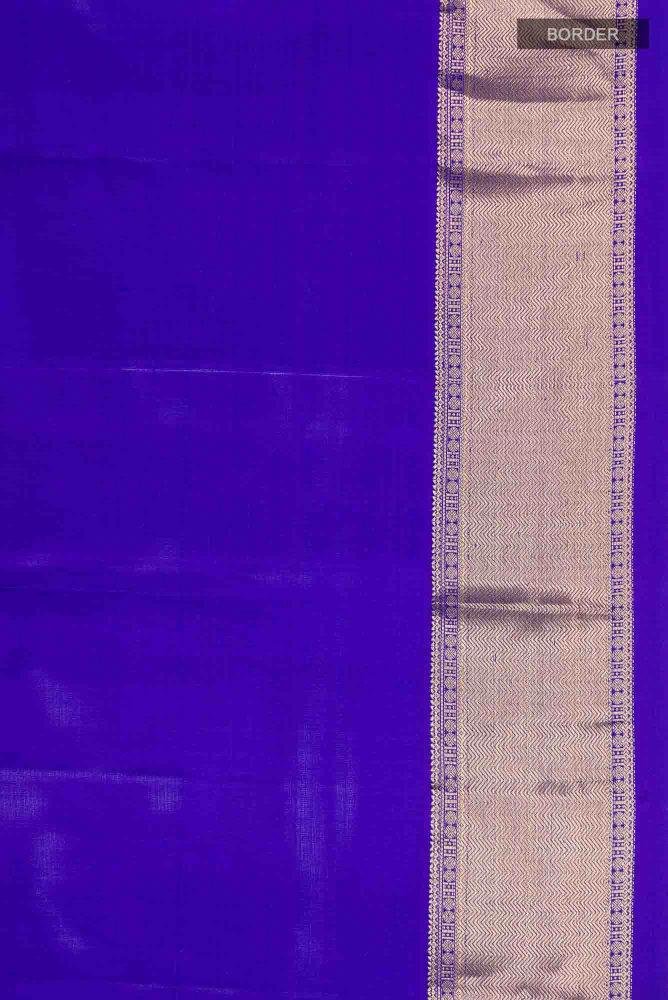 Blue Kanchipuram Silk Saree