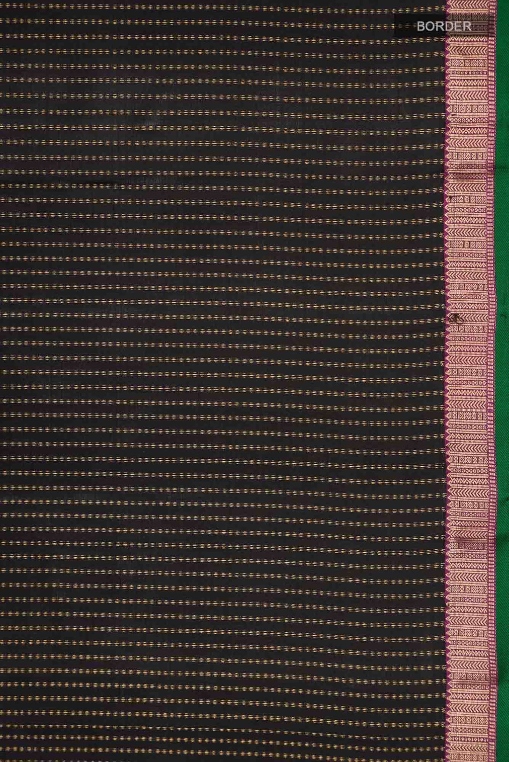 Black Kanchipuram Silk Saree