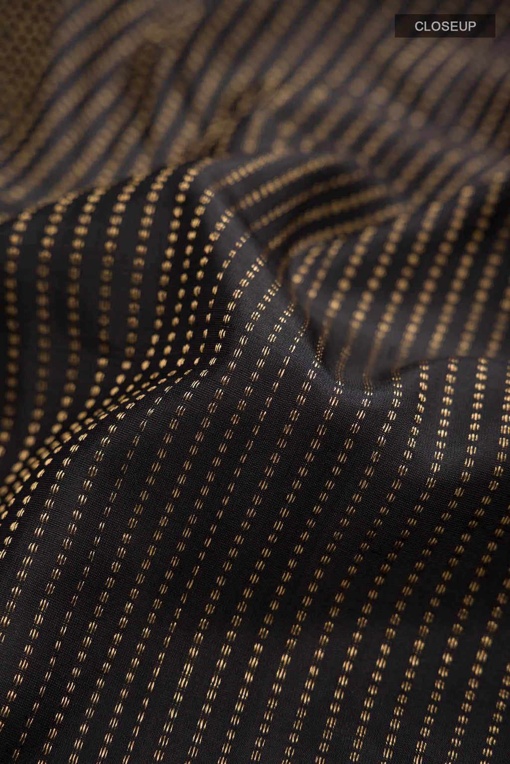 Black Kanchipuram Silk Saree