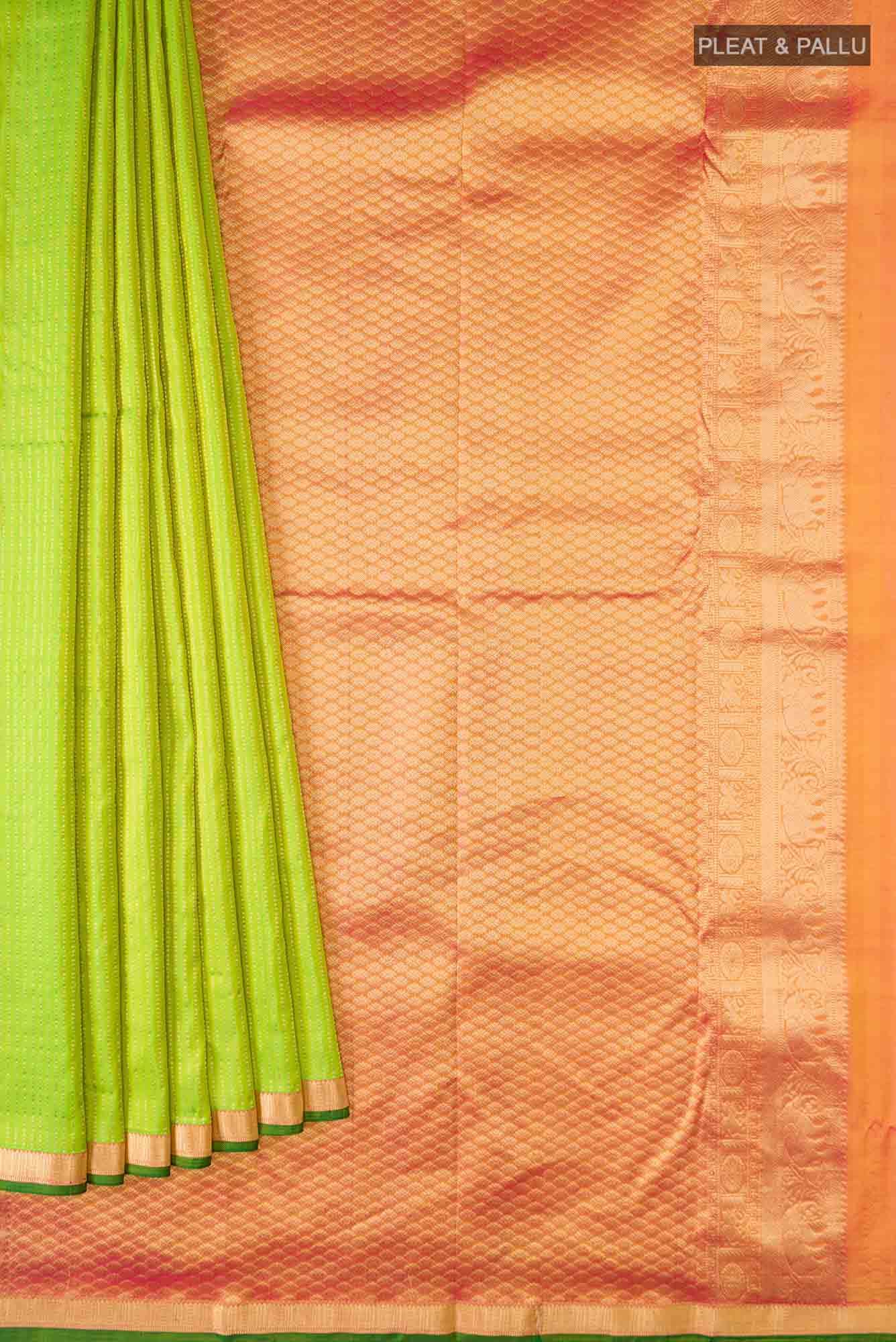 Green Kanchipuram Silk Saree