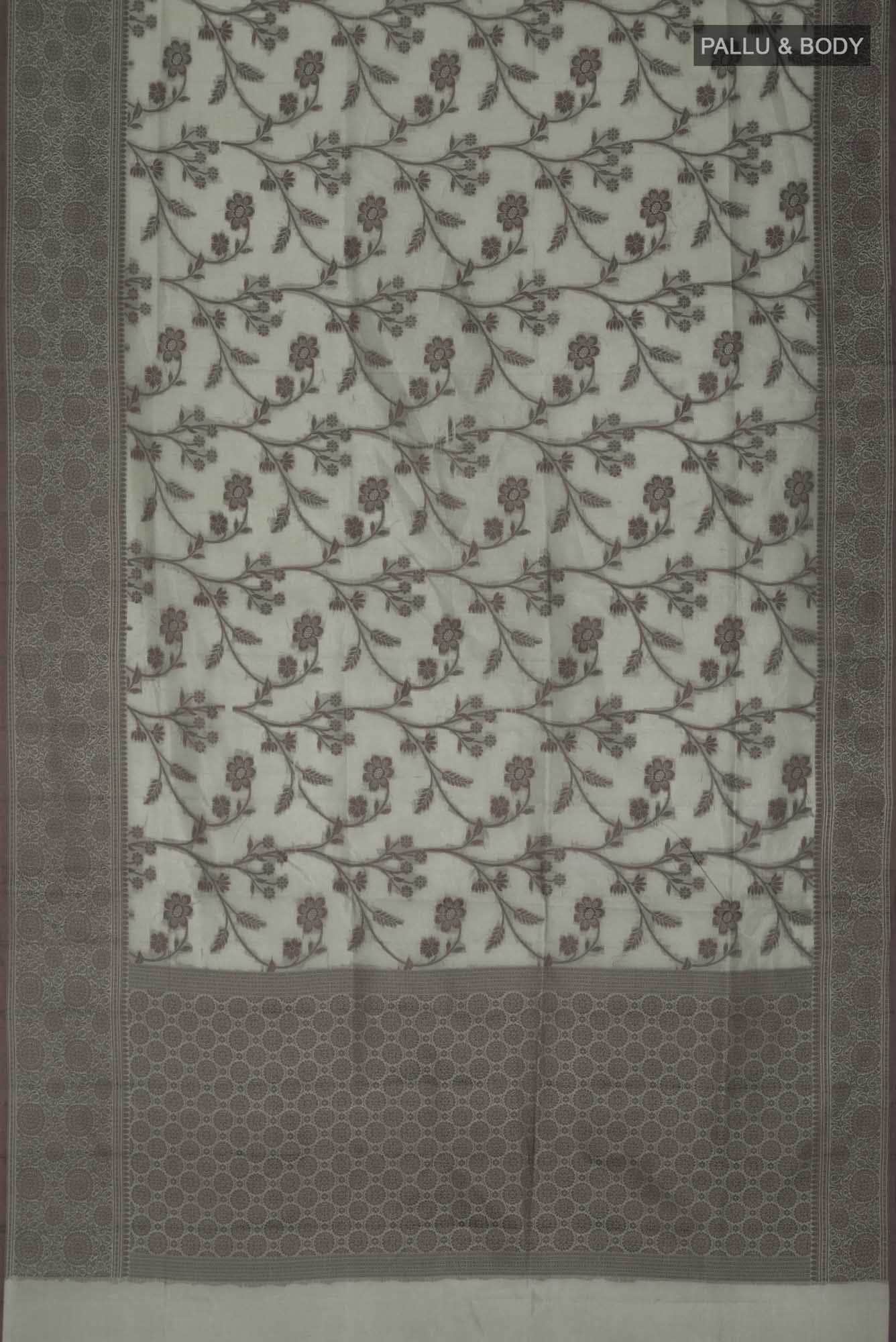 Sage Green Banarasi Raw Silk Saree