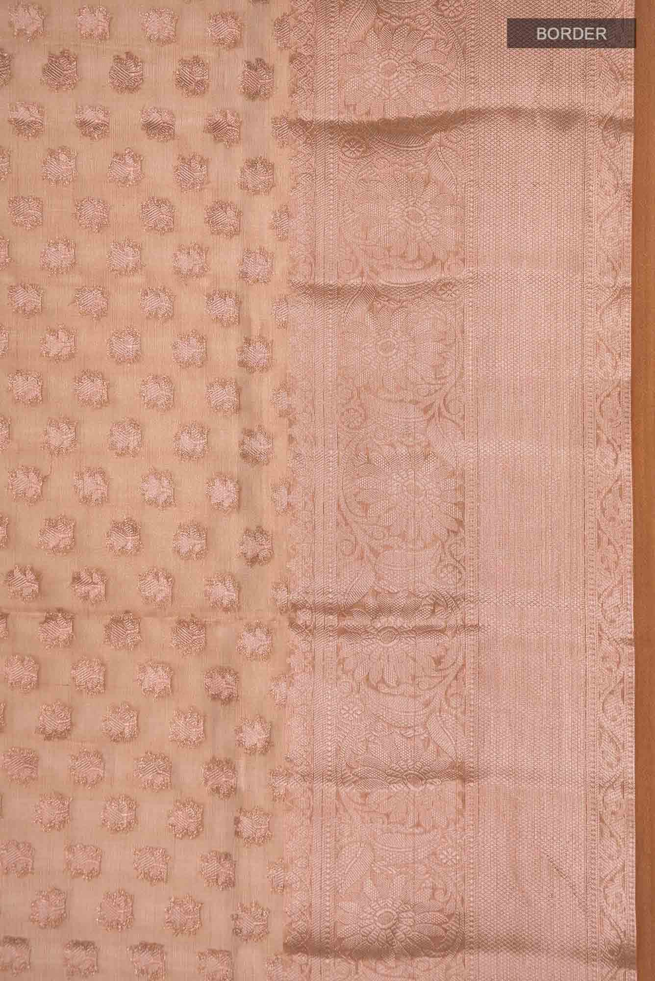 Gold Banarasi Tissue Silk Saree