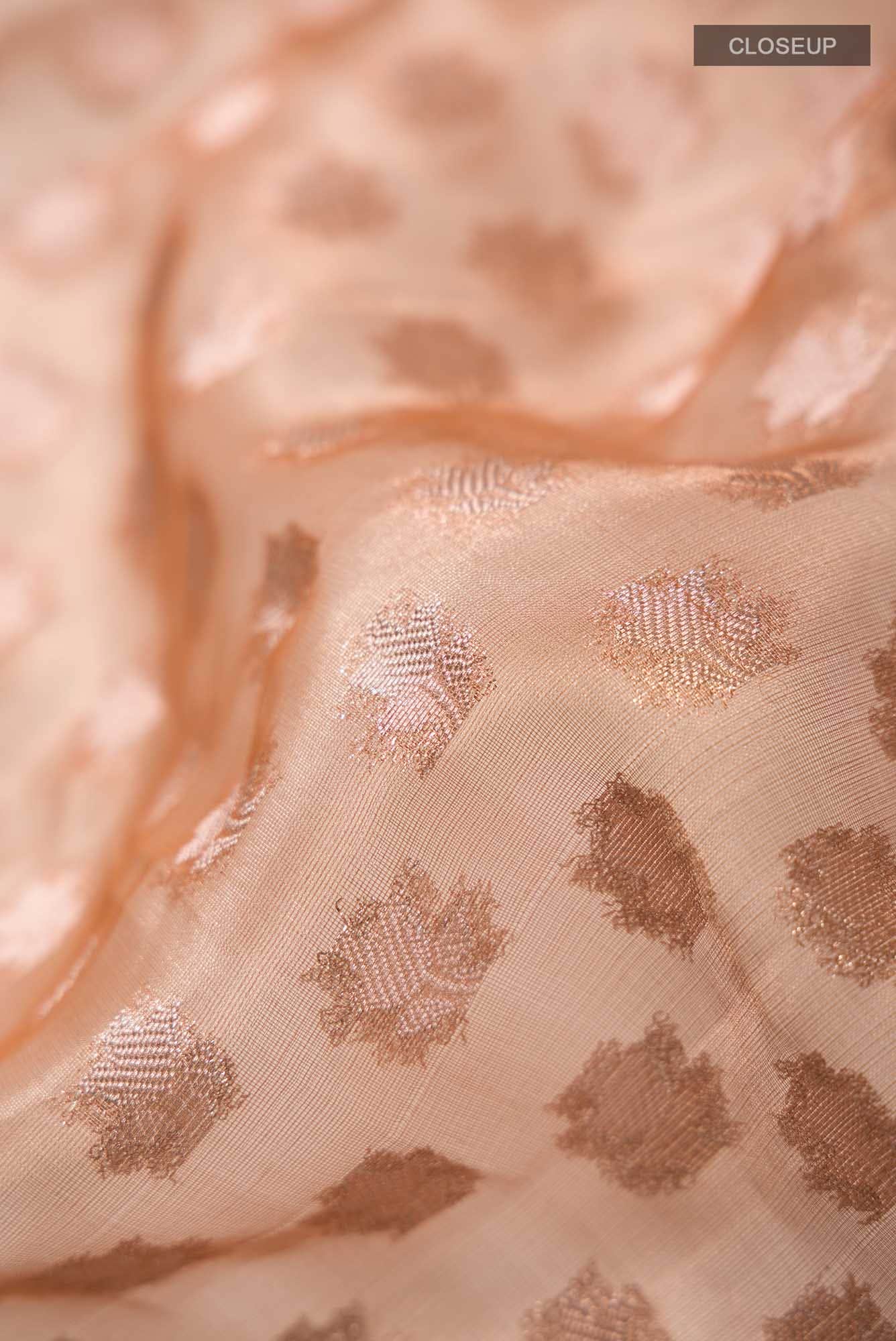 Gold Banarasi Tissue Silk Saree