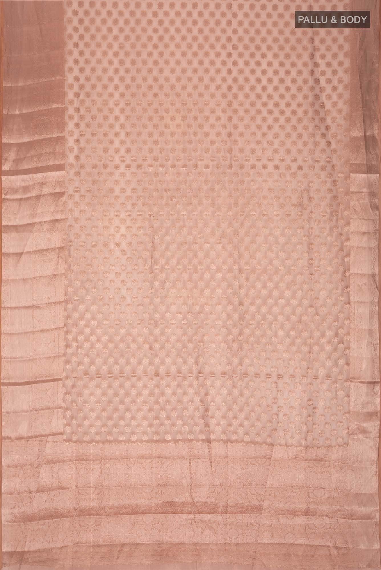 Gold Banarasi Tissue Silk Saree