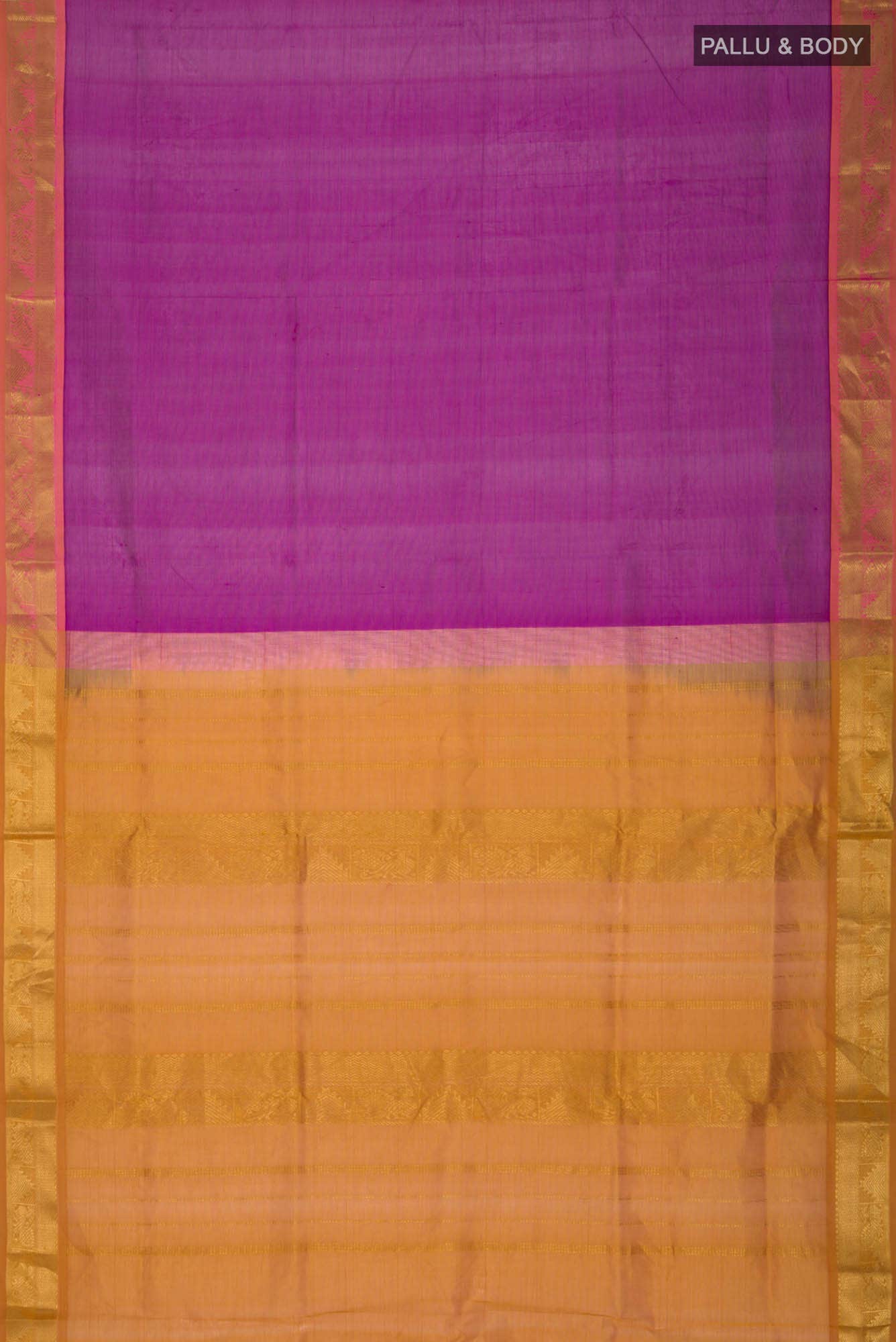 Magenta Silk Cotton Saree