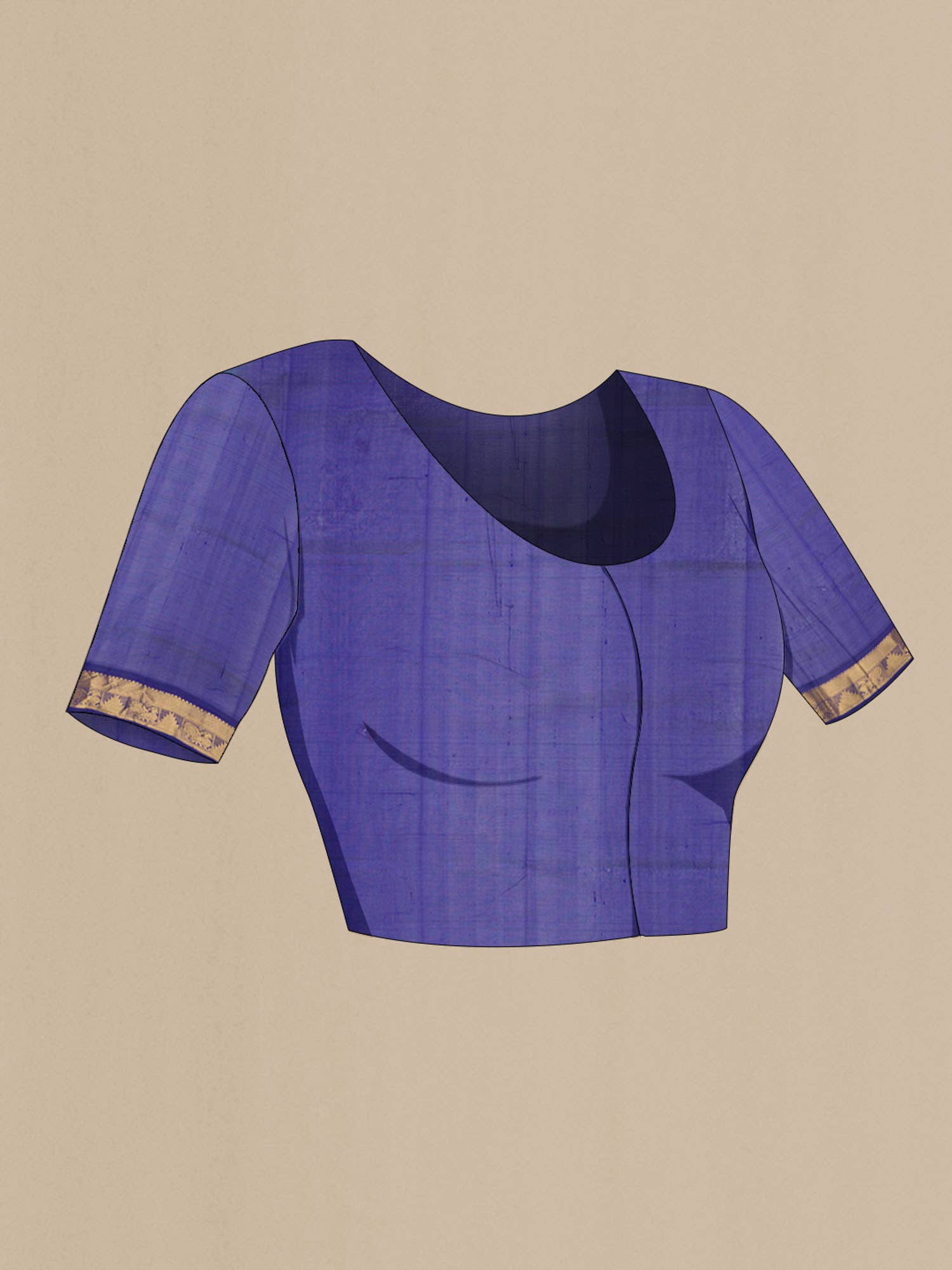 Blue Silk Cotton Saree