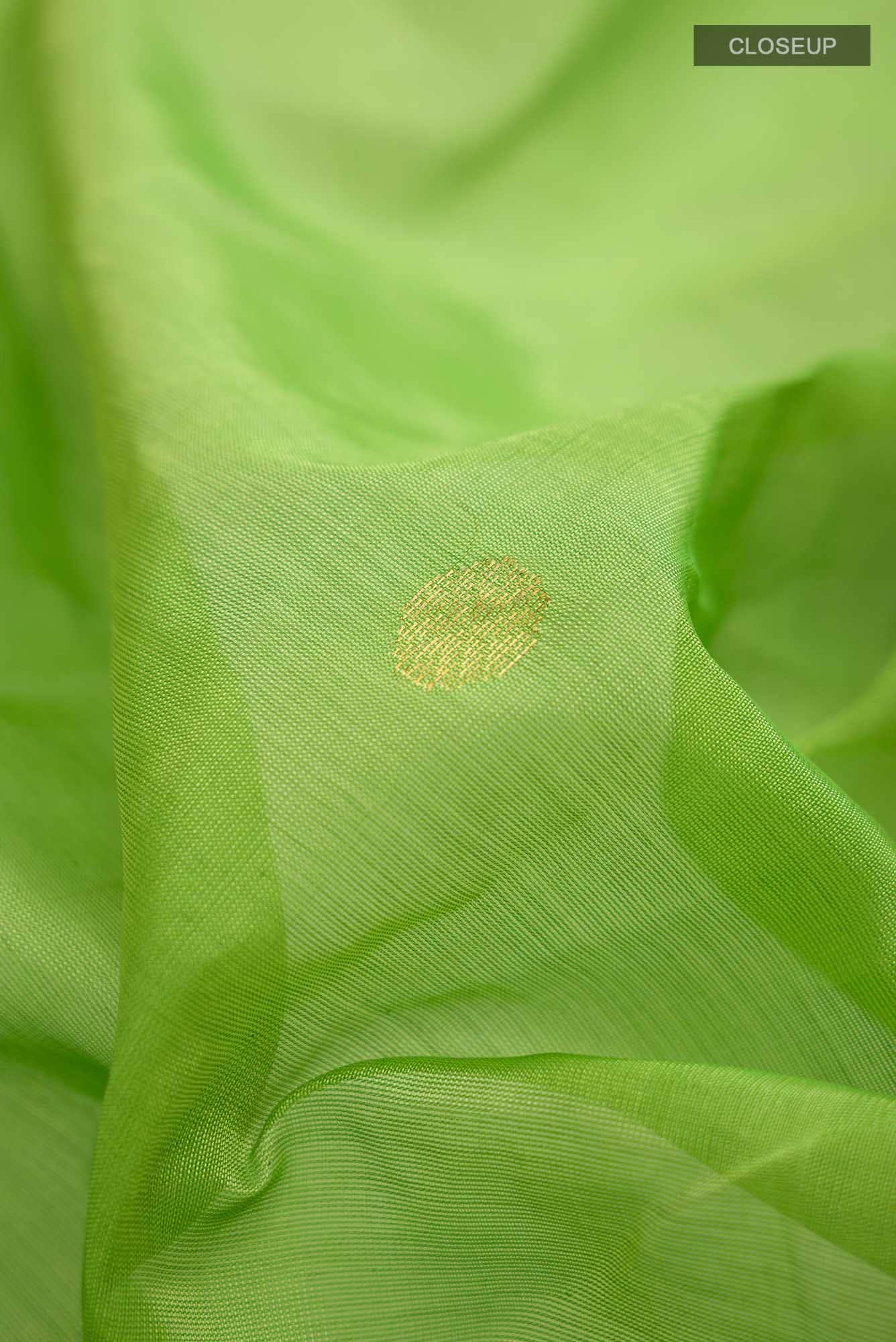 Green Silk Cotton Saree