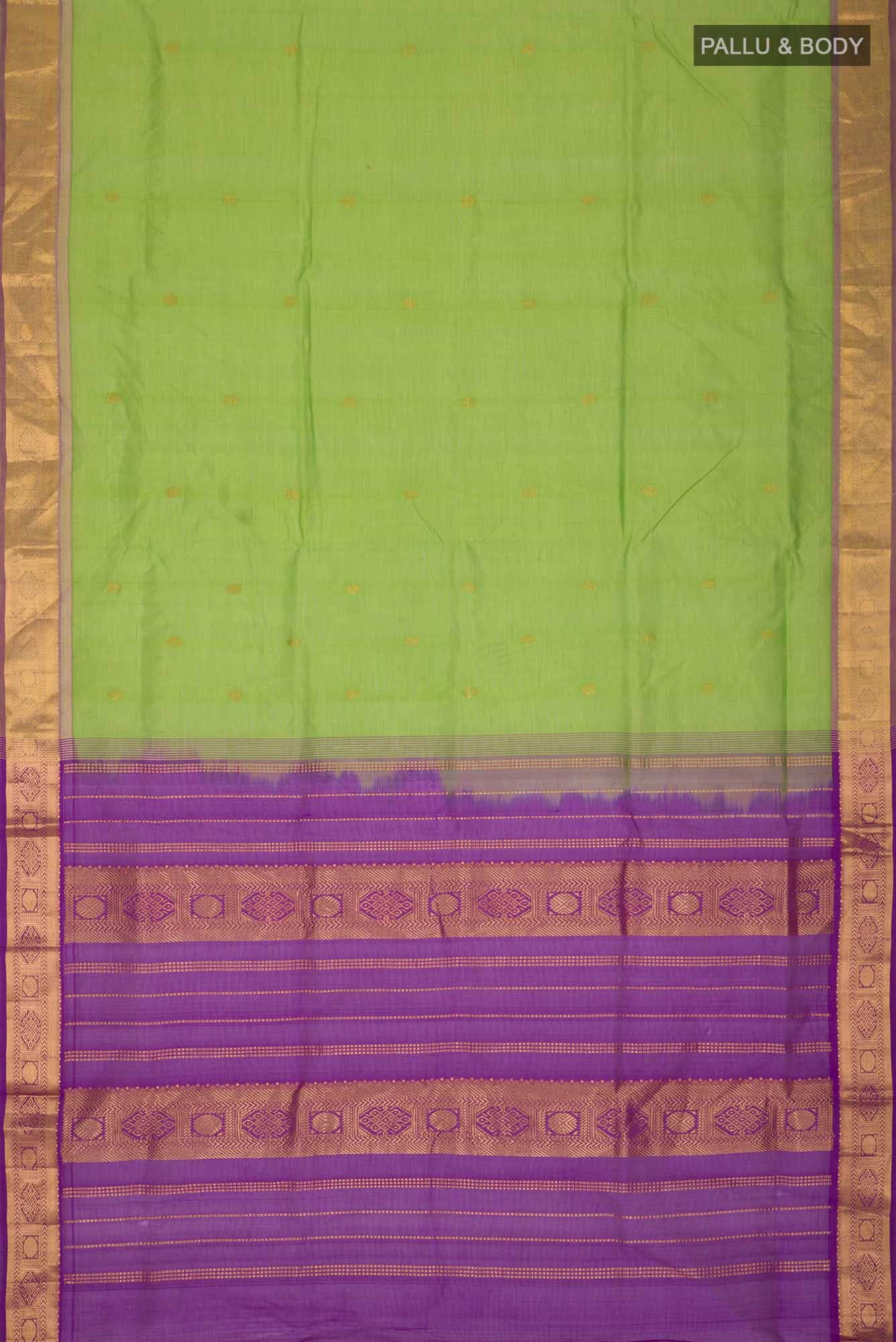 Green Silk Cotton Saree